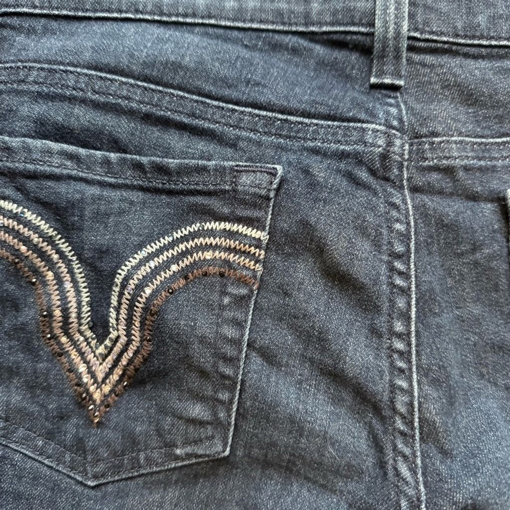7 For All Mankind 7 For All Mankind Black Straight Leg Jeans Size 26" / US 2 / IT 38 - 8 Thumbnail