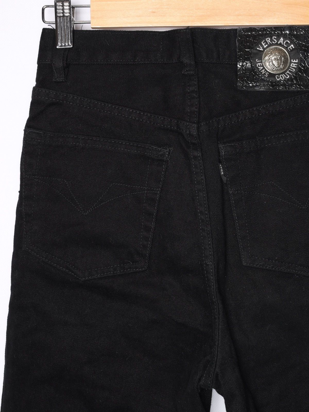 Versace Jeans Couture Versace Jeans Couture Vintage Black Denim Jeans Skinny Pants Size 27" / US 4 / IT 40 - 15 Thumbnail
