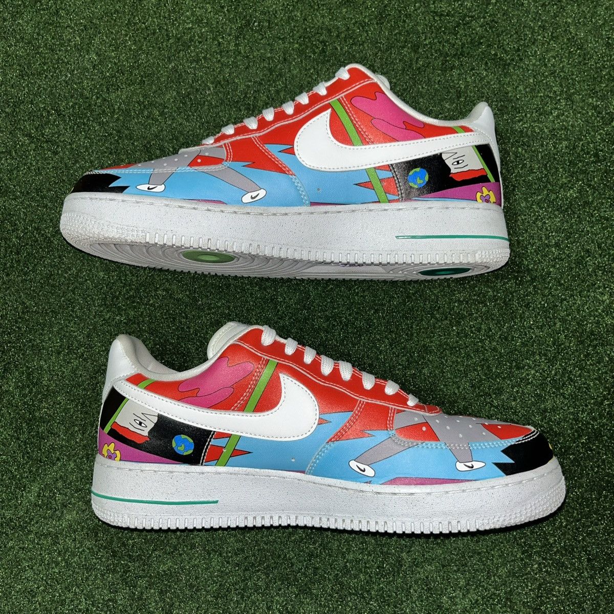 Nike Nike Ruohan Wang x Air Force 1 Low CZ3990-900 Sz 10.5 Size US 10.5 / EU 43-44 - 4 Thumbnail