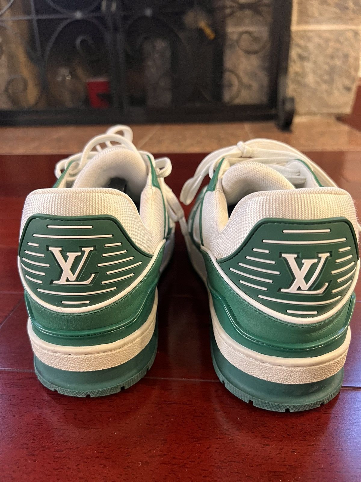 Louis Vuitton × Virgil Abloh Louis Vuitton Virgil Ablob LV Trainer Size US 9 / EU 42 - 4 Thumbnail
