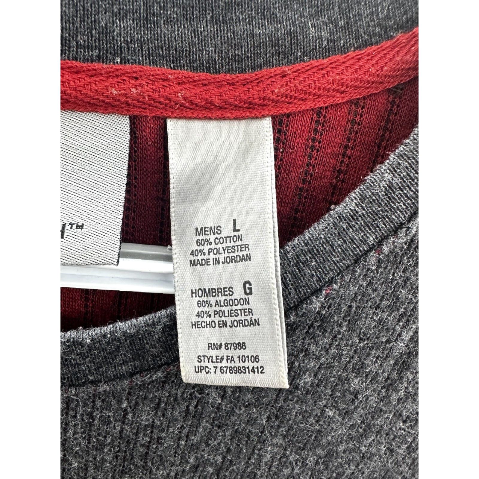 Farah Farah Sweater Mens Size L Gray Ribbed Long Sleeve Knit Pullover Casual Knitwear Fall Winter Free Shipping? Size US L / EU 52-54 / 3 - 5 Thumbnail