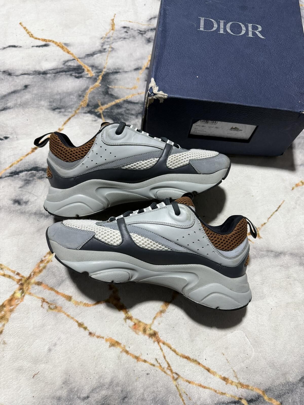 Dior Dior B22 Brown Grey Black - Sz9US Size US 9 / EU 42 - 4 Thumbnail
