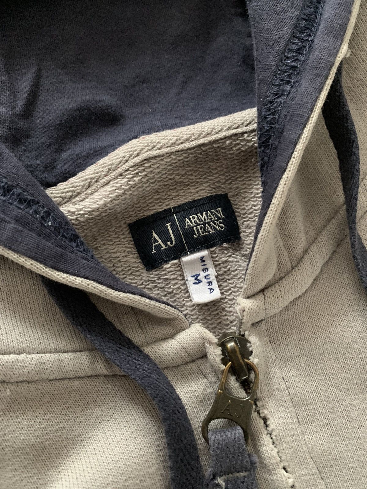 Armani × Giorgio Armani × Vintage Vintage Armani jeans Zip hoodie Size US M / EU 48-50 / 2 - 9 Thumbnail
