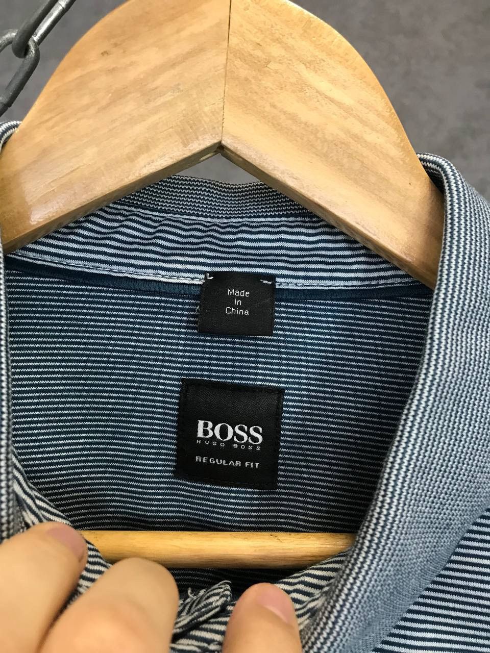 Designer × Hugo Boss Hugo Boss designer striped polo tee Size US XL / EU 56 / 4 - 3 Thumbnail