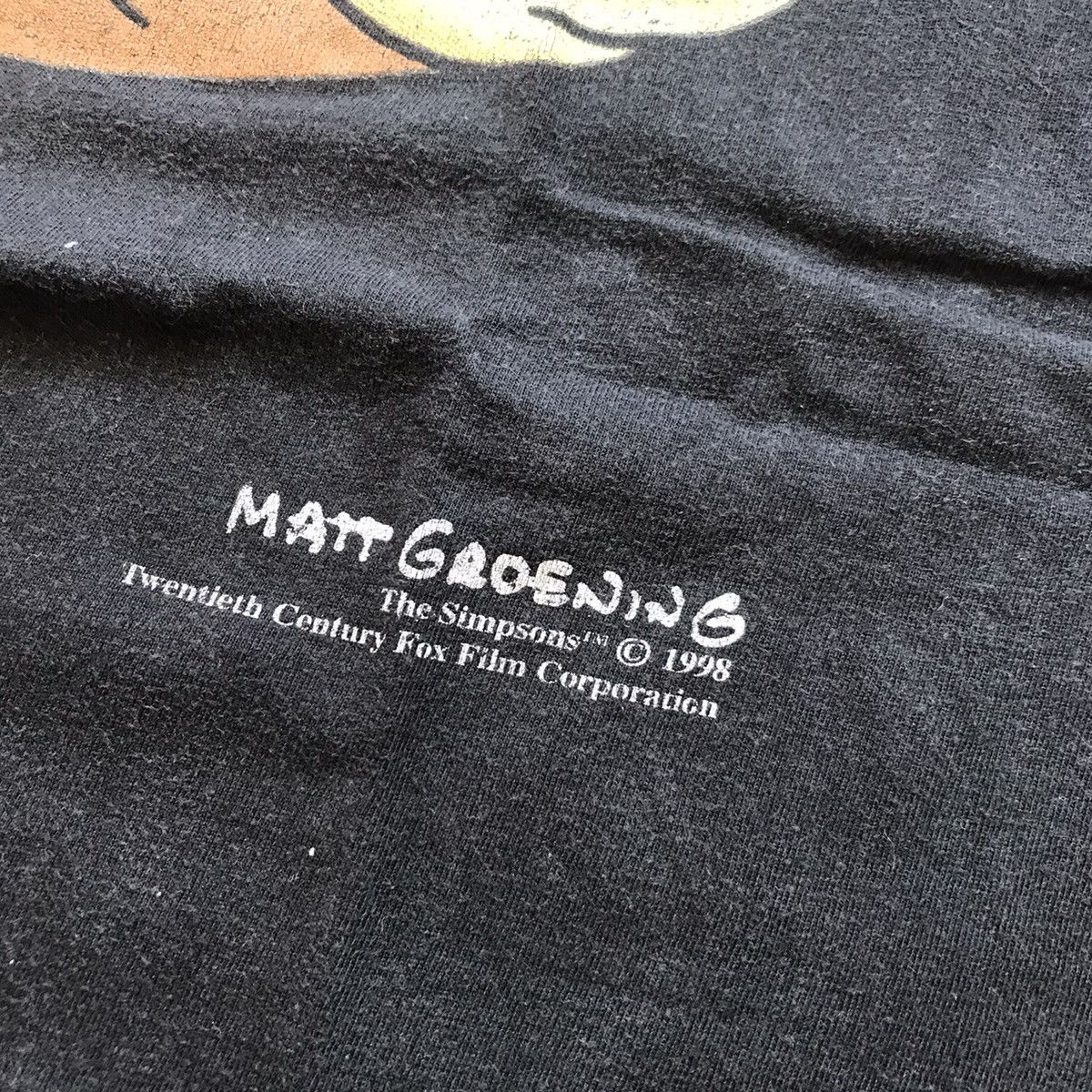 Vintage VINTAGE HUMOR TEE SIMPSONS BART SHOOTS ARCHIVE SERIES 90s Size US XL / EU 56 / 4 - 5 Thumbnail