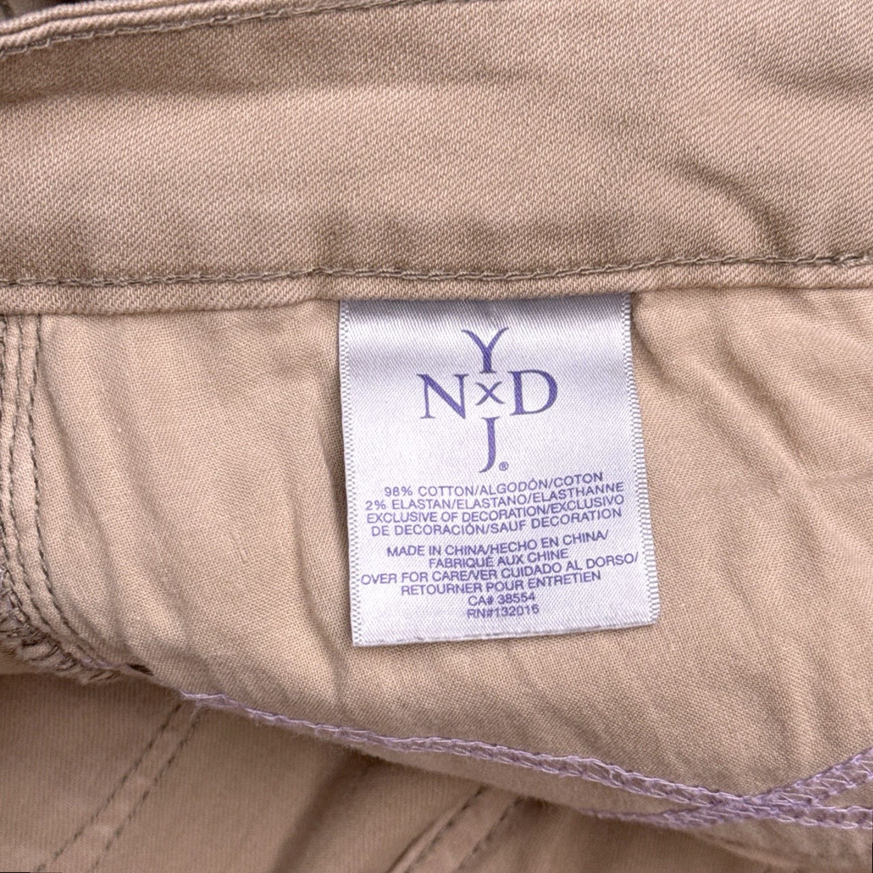 NYDJ NYDJ Jeans Ankle 6 Tan Mid Rise Stretch Size 28" / US 6 / IT 42 - 5 Thumbnail