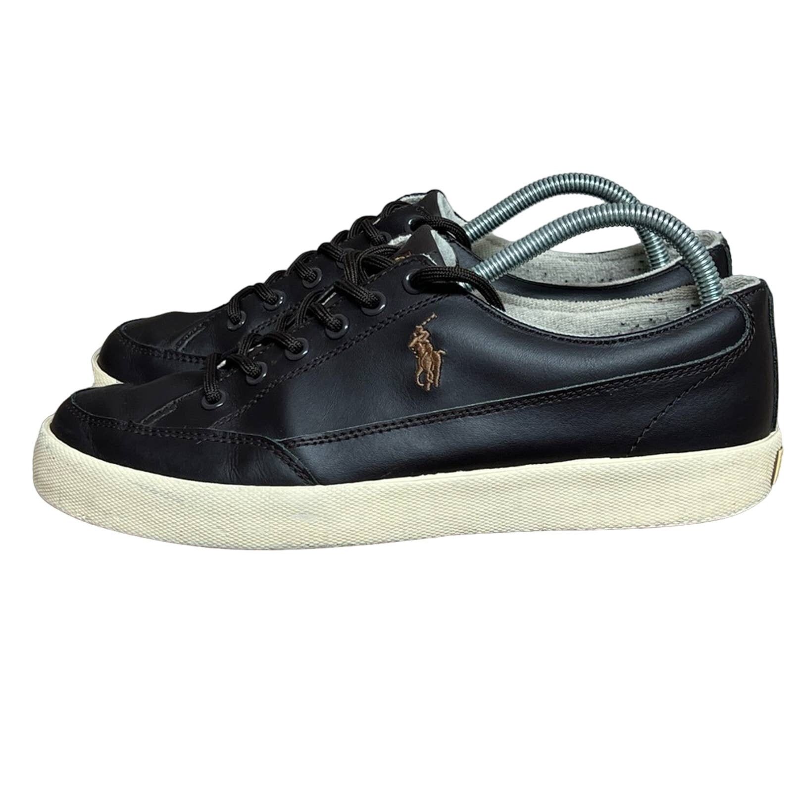 Polo Ralph Lauren Polo Ralph Lauren "Brisbane" Leather Low Casual MENS 9D Size US 9 / EU 42 - 1 Thumbnail