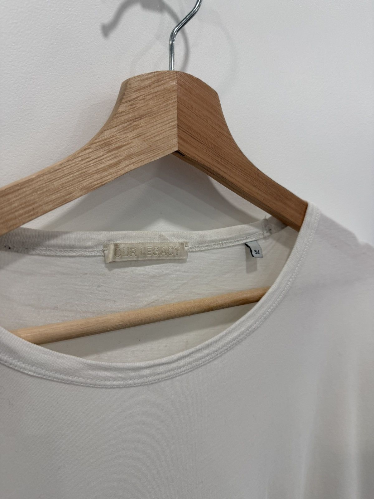 Our Legacy Our Legacy Box Tee White Size US L / EU 52-54 / 3 - 3 Thumbnail