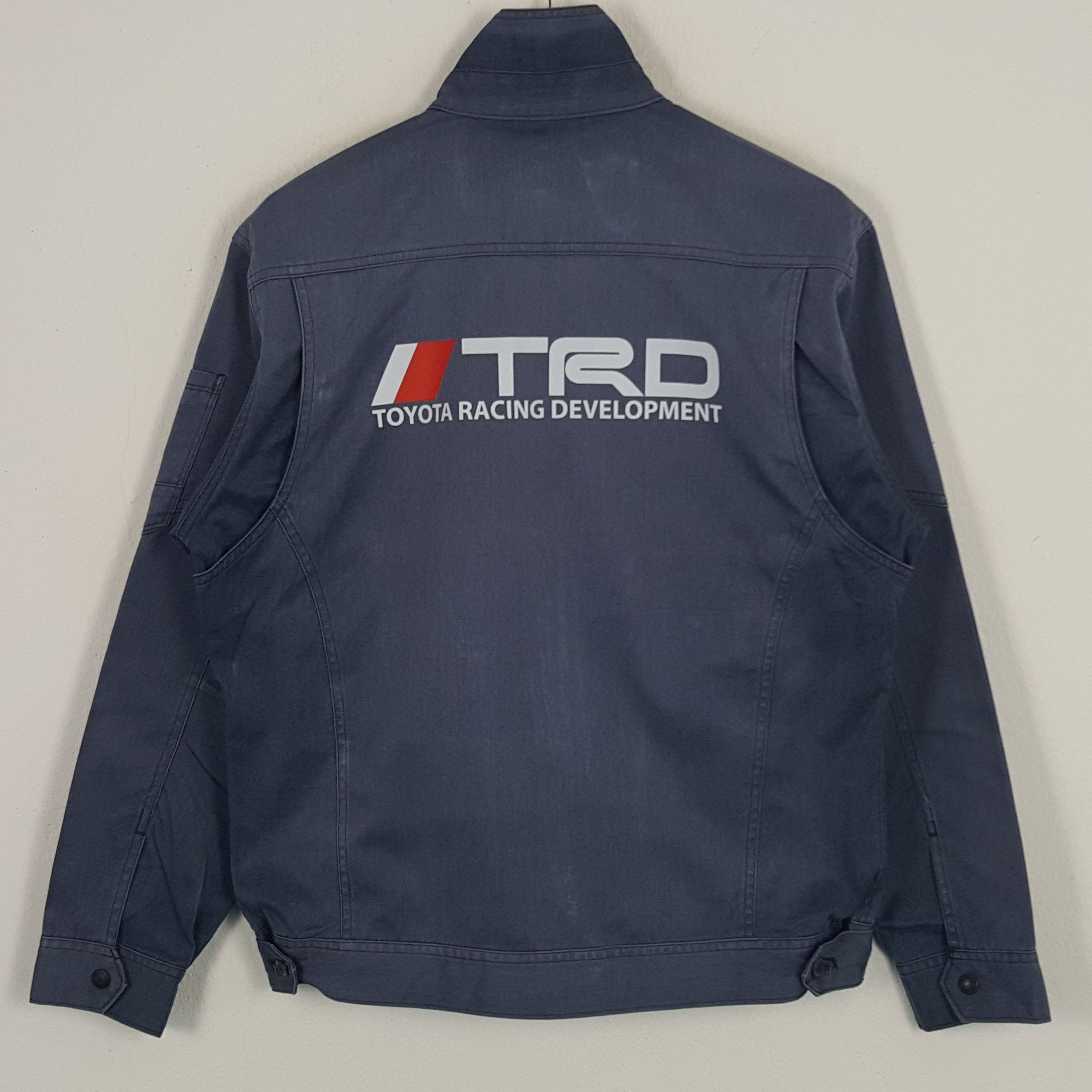 Japanese Brand × Vintage Vintage Toyota Racing Development Custom Art Sport Jacket Size US M / EU 48-50 / 2 - 1 Thumbnail