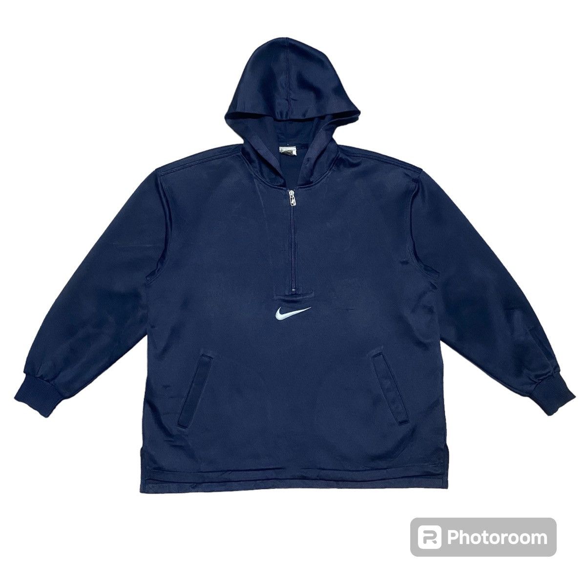 Vintage Rare‼️🔥Vintage Nike Center Swoosh Embroidery Half Zipper Size US L / EU 52-54 / 3 - 1 Thumbnail