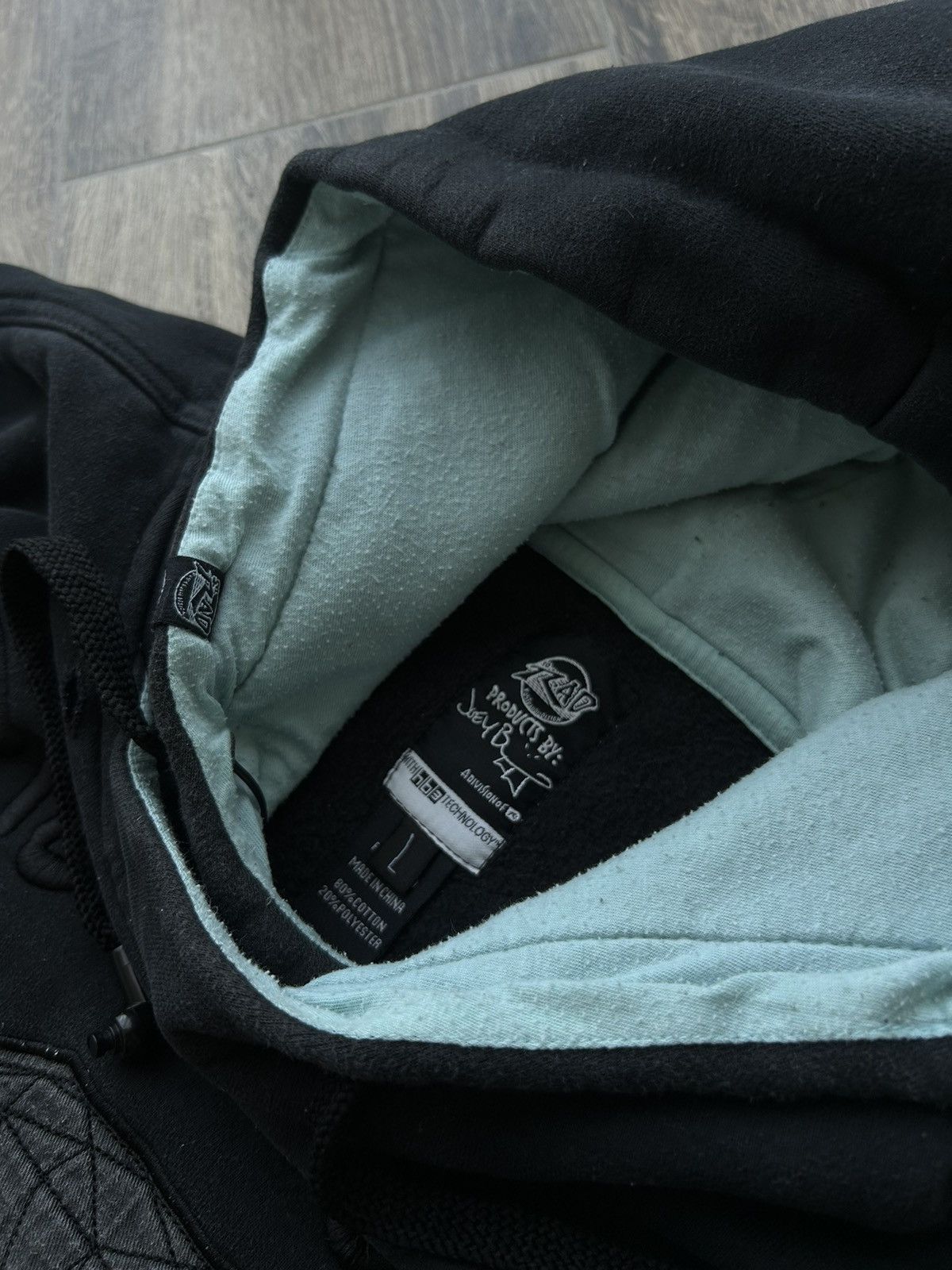 Diamond Supply Co. RARE Diamond Supply Co X Rusty Hoodie Built In Headphones Size US L / EU 52-54 / 3 - 4 Thumbnail