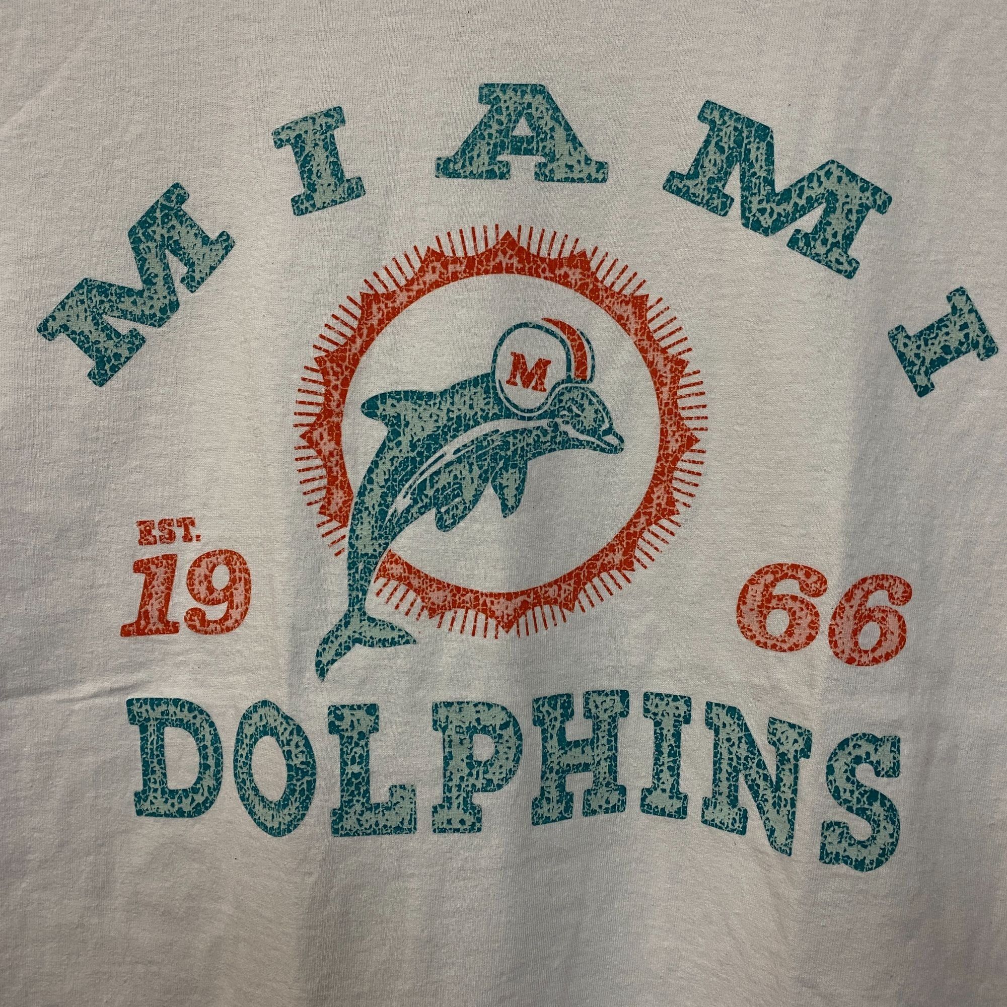 Junk Food Junk Food Clothing Miami Dolphins Faded Retro Style Graphic Size US S / EU 44-46 / 1 - 2 Thumbnail