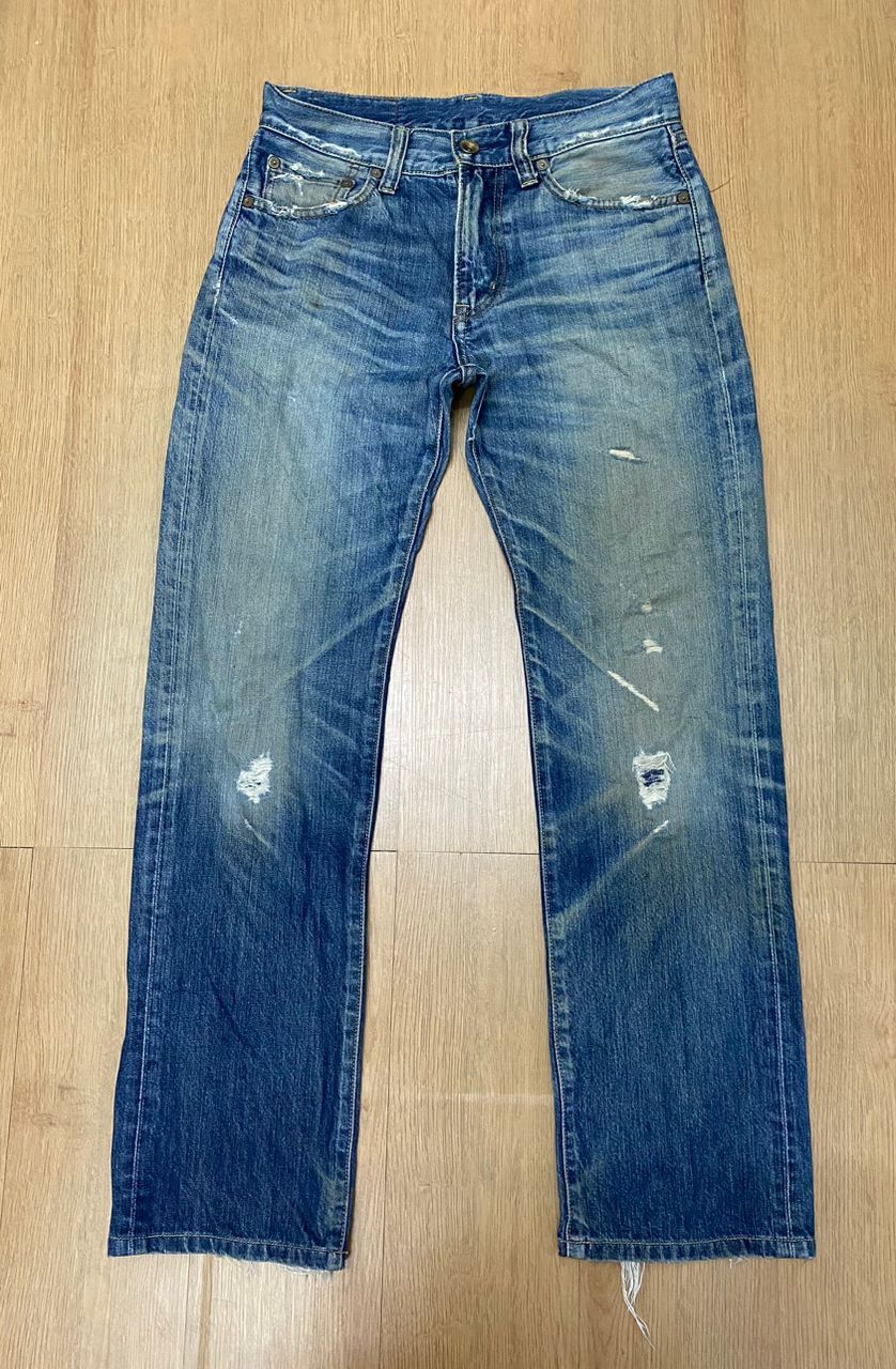 Japanese Brand W30 vintage Uniqlo jeans SS02 Distressed Denim Jeans Size US 30 / EU 46 - 15 Thumbnail