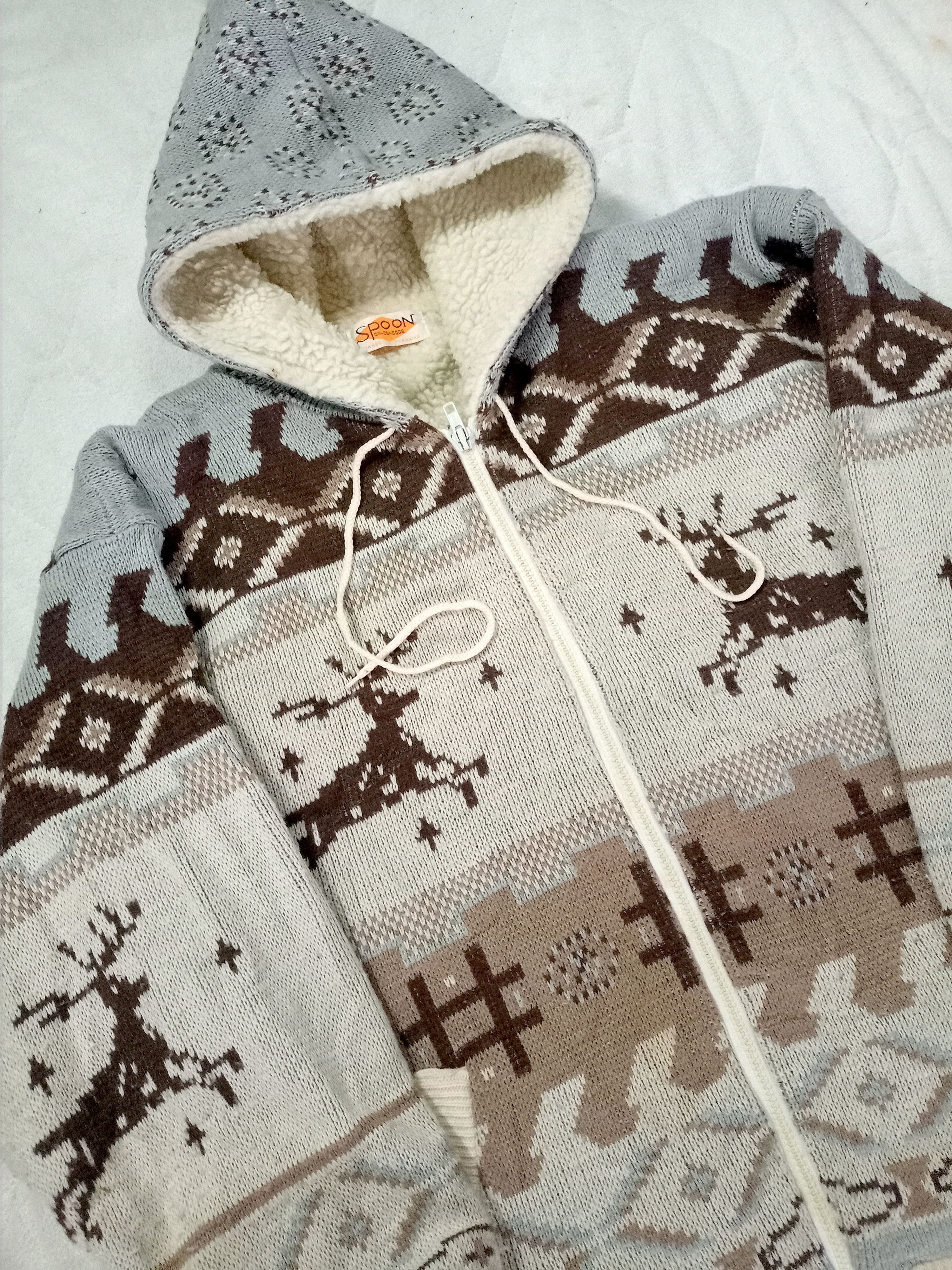 Japanese Brand SPOON SHERPA JACKET HOODIE Size US M / EU 48-50 / 2 - 2 Thumbnail
