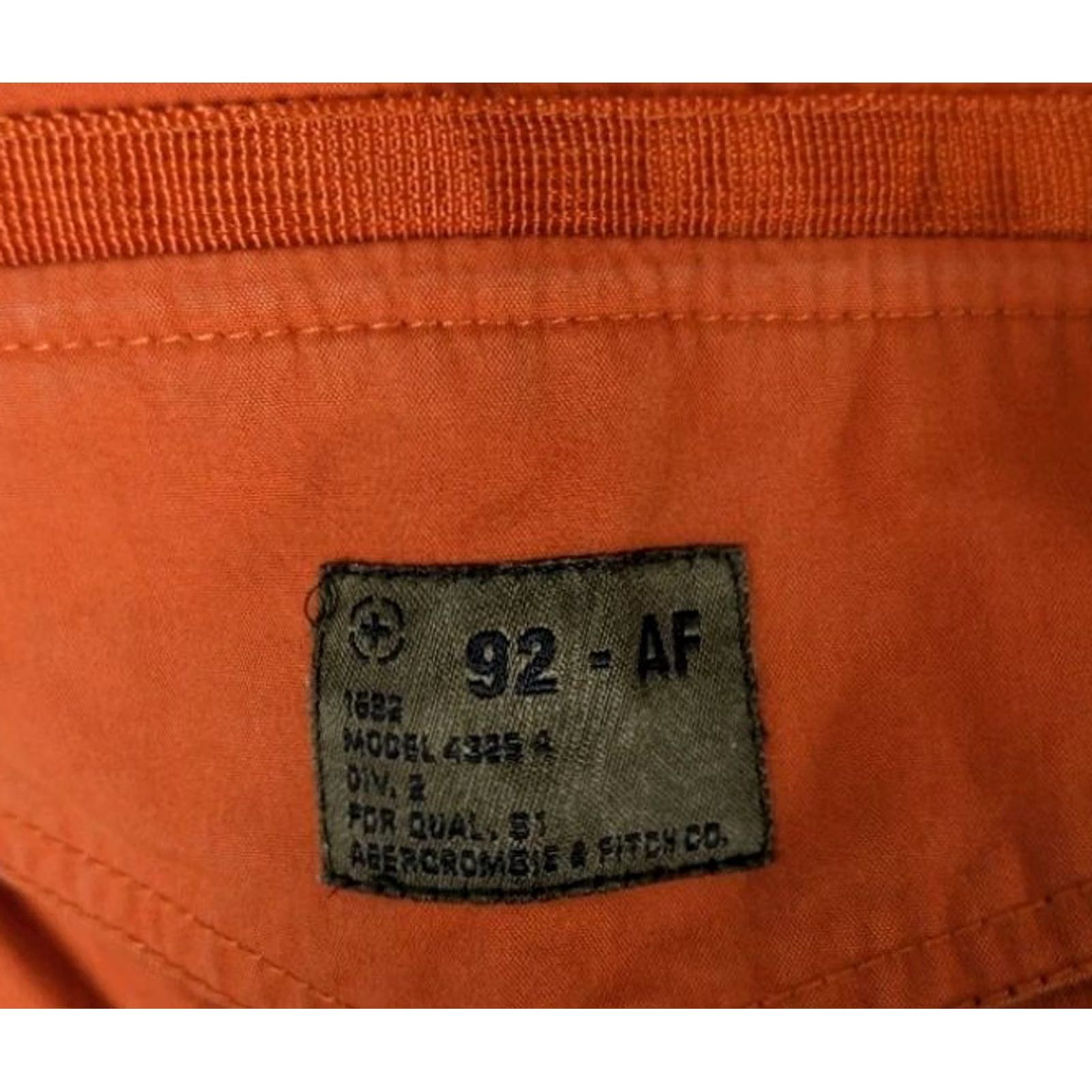 Abercrombie & Fitch VINTAGE Abercrombie & Fitch Fitch-Pant Cargo Pants Orange 90s Y2K Women's 2 Low Rise Cargo Pants Women’s 30W 32I Size 26" / US 2 / IT 38 - 6 Thumbnail
