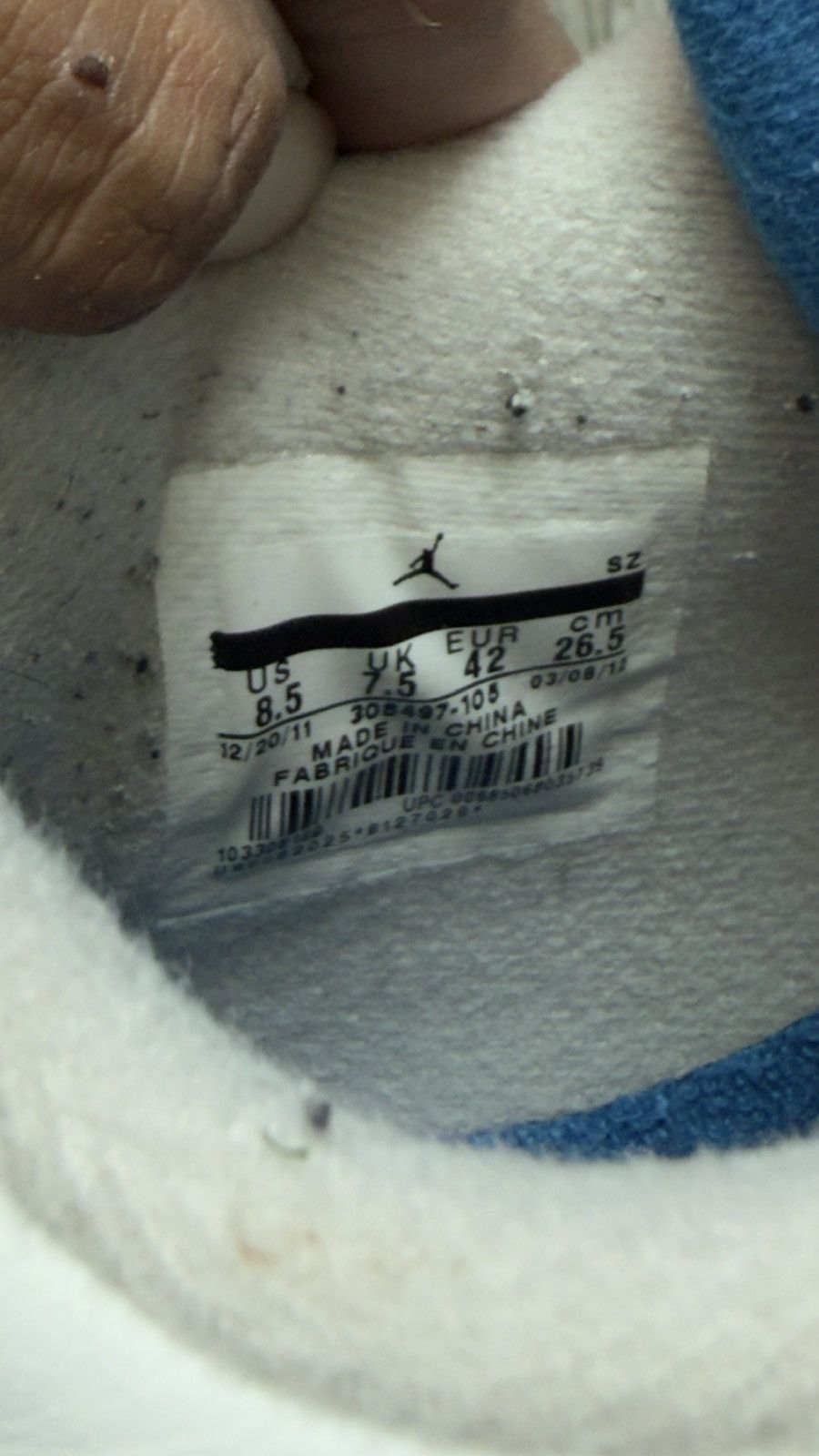 Jordan Brand Air Jordan 4 Military Blue 2012 pair Size US 8.5 / EU 41-42 - 9 Thumbnail