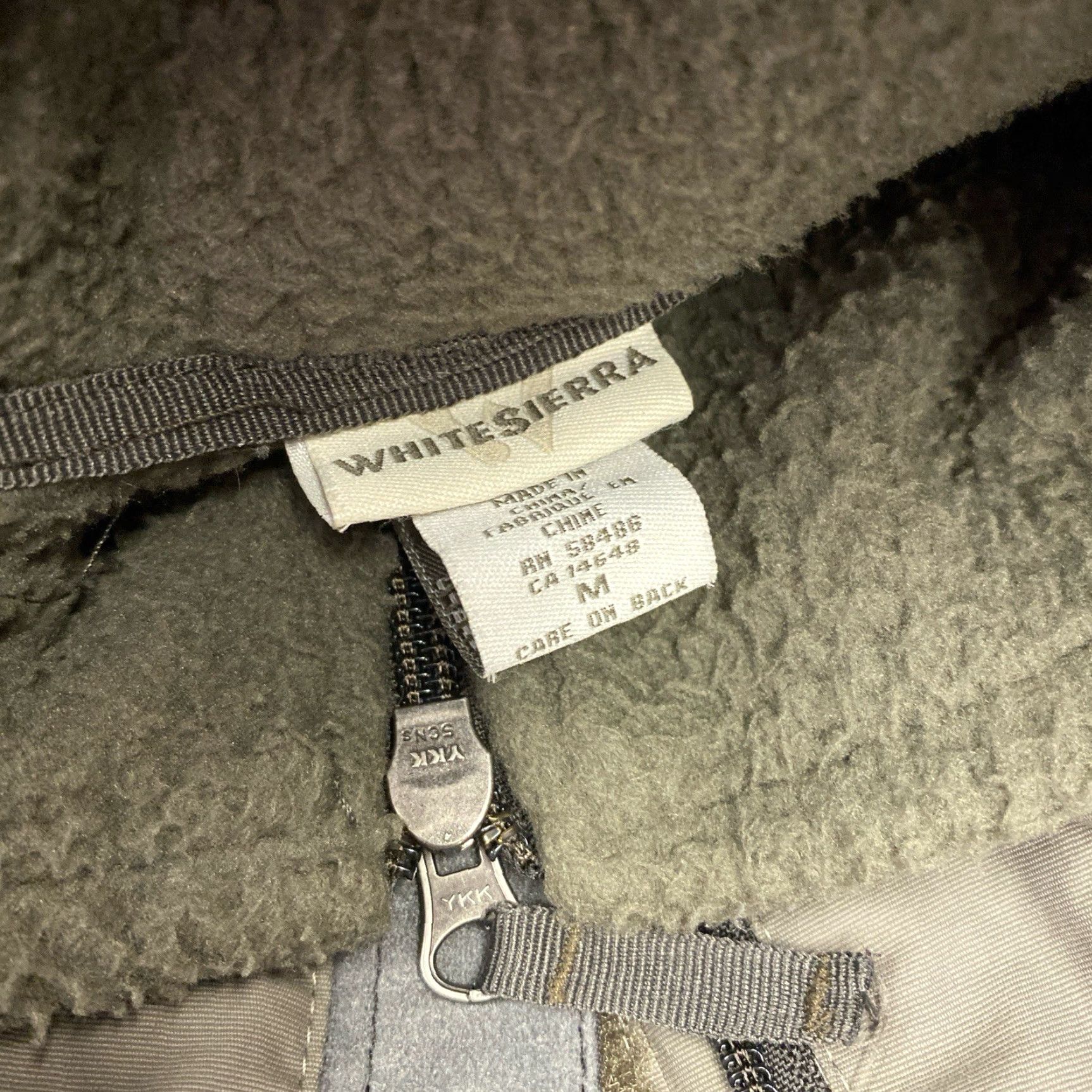 Vintage VINTAGE White Sierra Jacket Mens M Full Zip Fleece Lined Outdoor Windbreaker Gray Regular Jacket Size US M / EU 48-50 / 2 - 4 Thumbnail