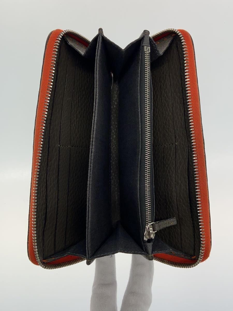 Fendi Fendi Leather Long Wallet Orange Size ONE SIZE - 4 Thumbnail