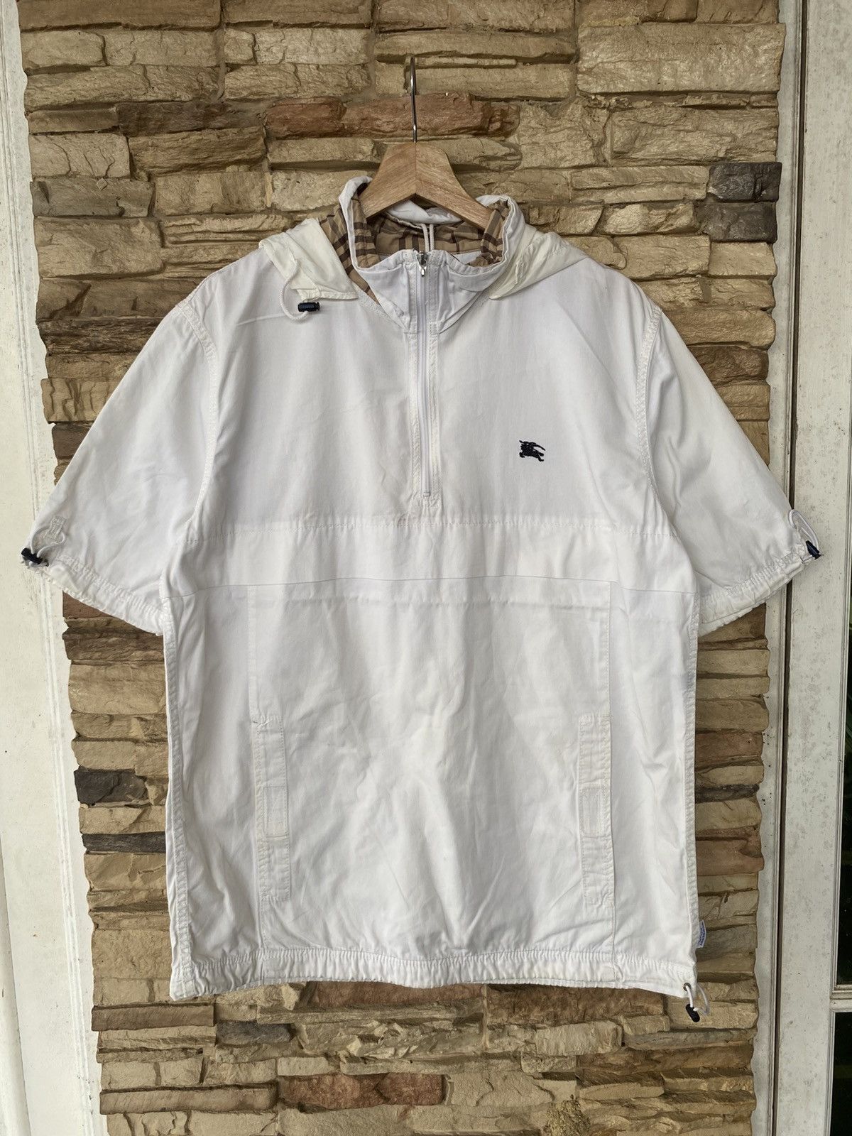 Burberry Vintage Burberry Nova Check Black Label Windbreaker Jacket Size US L / EU 52-54 / 3 - 1 Thumbnail