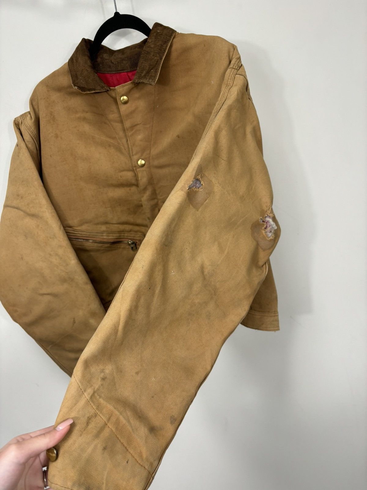 Carhartt Vintage 90s Carhartt Y2K Work Hype Cropped Detroit Jacket Size US L / EU 52-54 / 3 - 7 Thumbnail