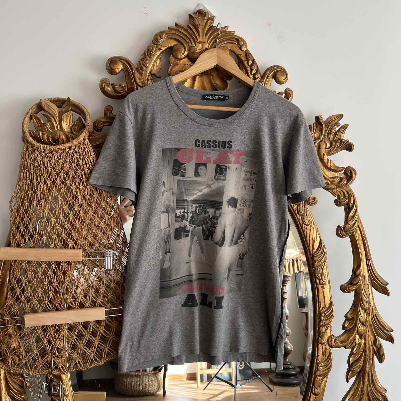 Dolce & Gabbana × Vintage Vintage Dolce & Gabbana Muhammad Ali T-Shirt D&G Big Logo Size US M / EU 48-50 / 2 - 1 Thumbnail