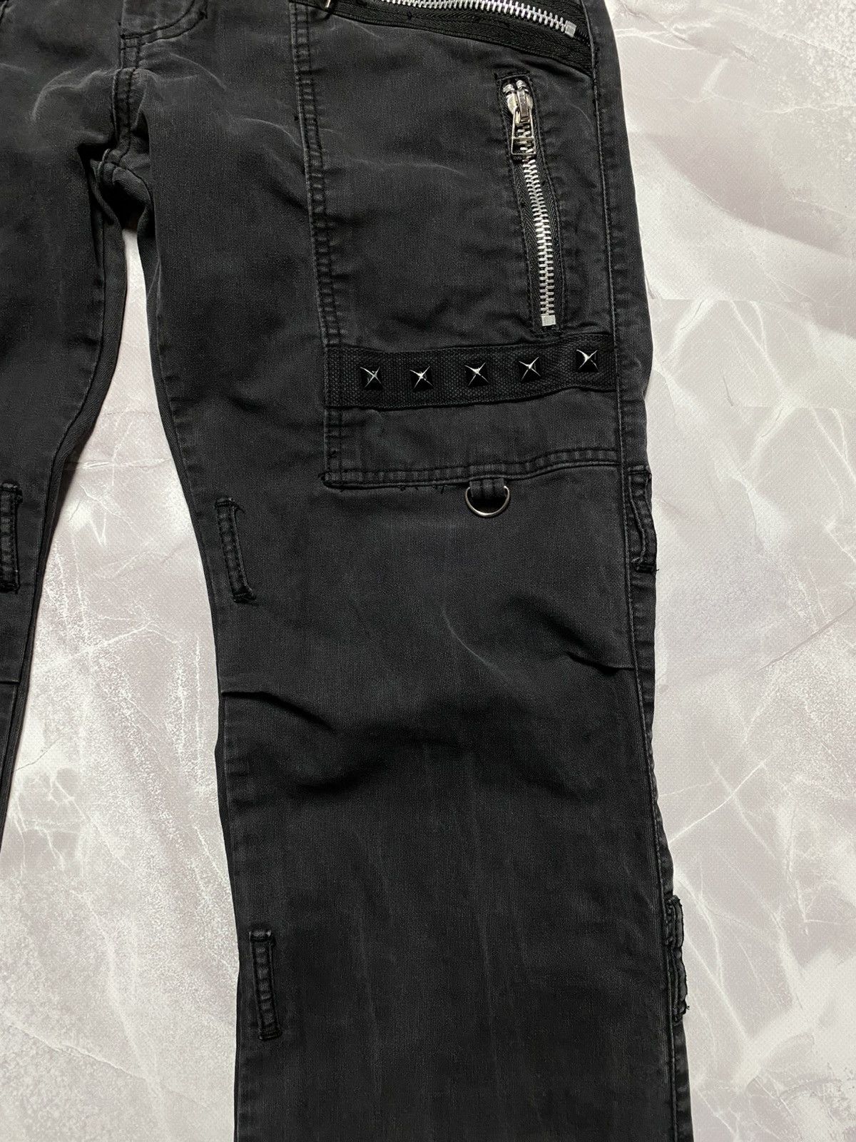Other Gothicana Bondage Strap Cargo Pants Y2K Opium Mens Sz 34x34 Size US 34 / EU 50 - 3 Thumbnail