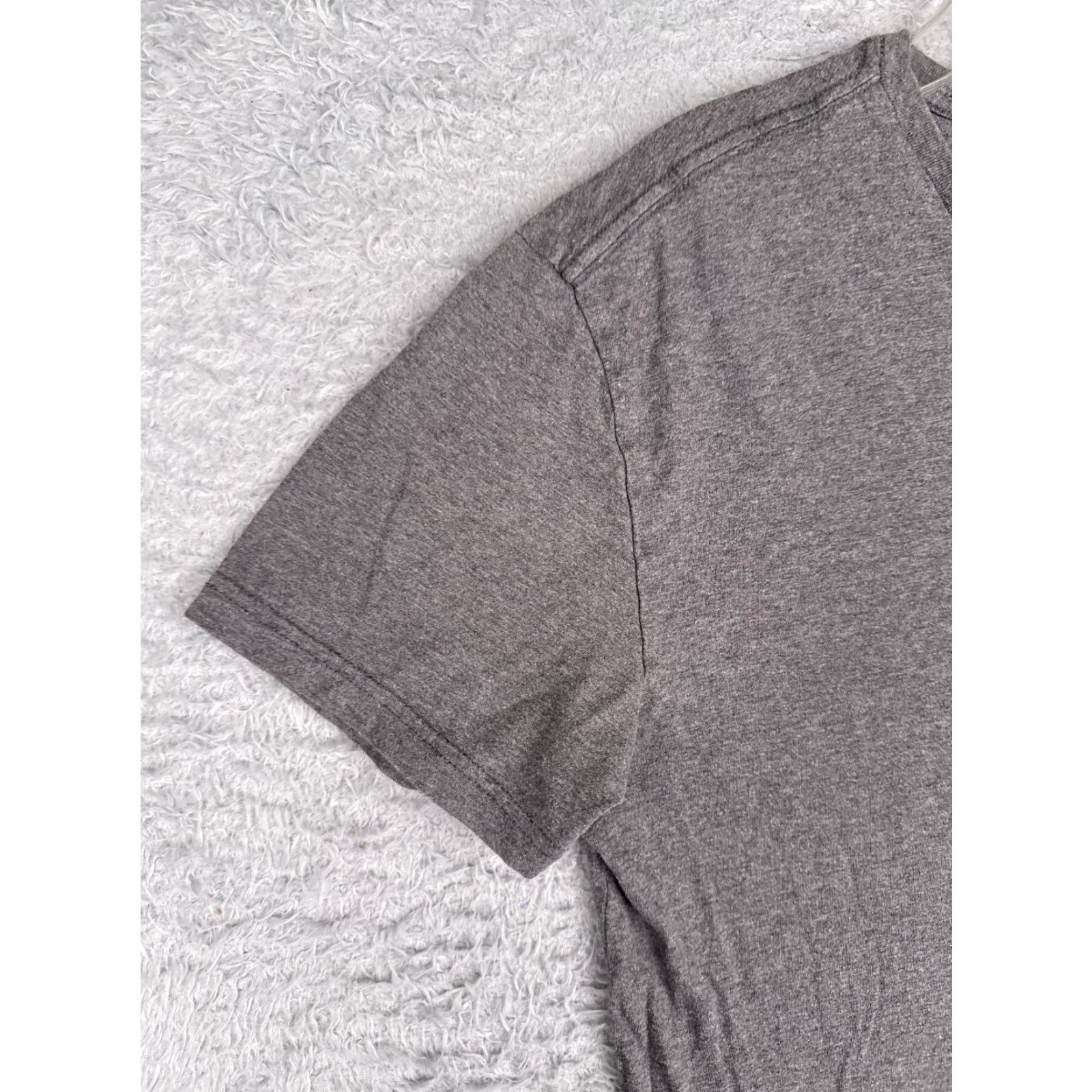 Ralph Lauren Polo Ralph Lauren Shirt Men Large Gray Short Sleeve V-Neck 100% Cotton Slim Fit Size US L / EU 52-54 / 3 - 3 Thumbnail