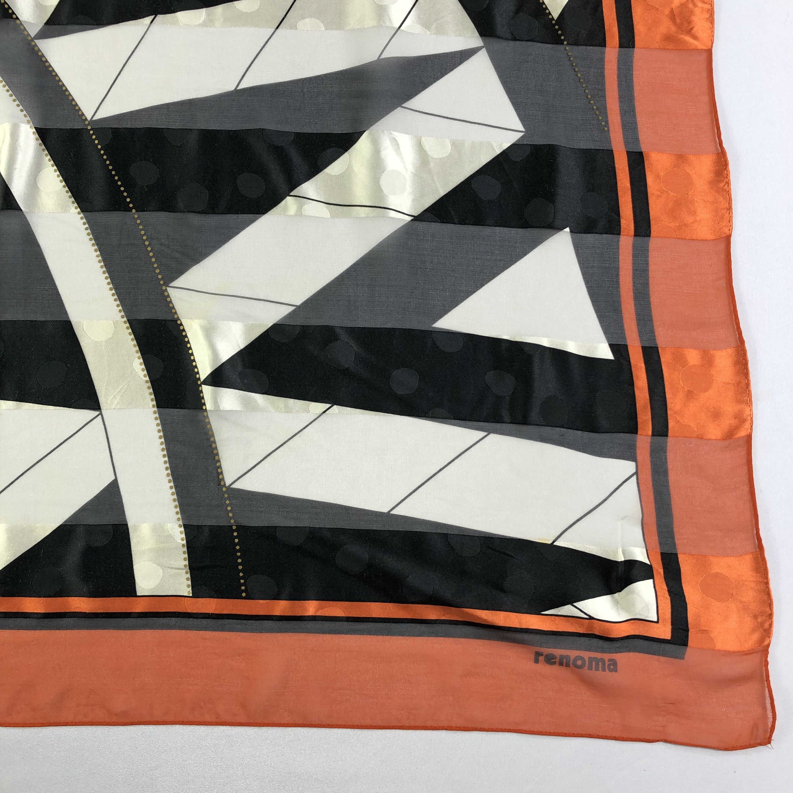 Renoma × Vintage Vintage Renoma Silk Scarf Size ONE SIZE - 3 Thumbnail