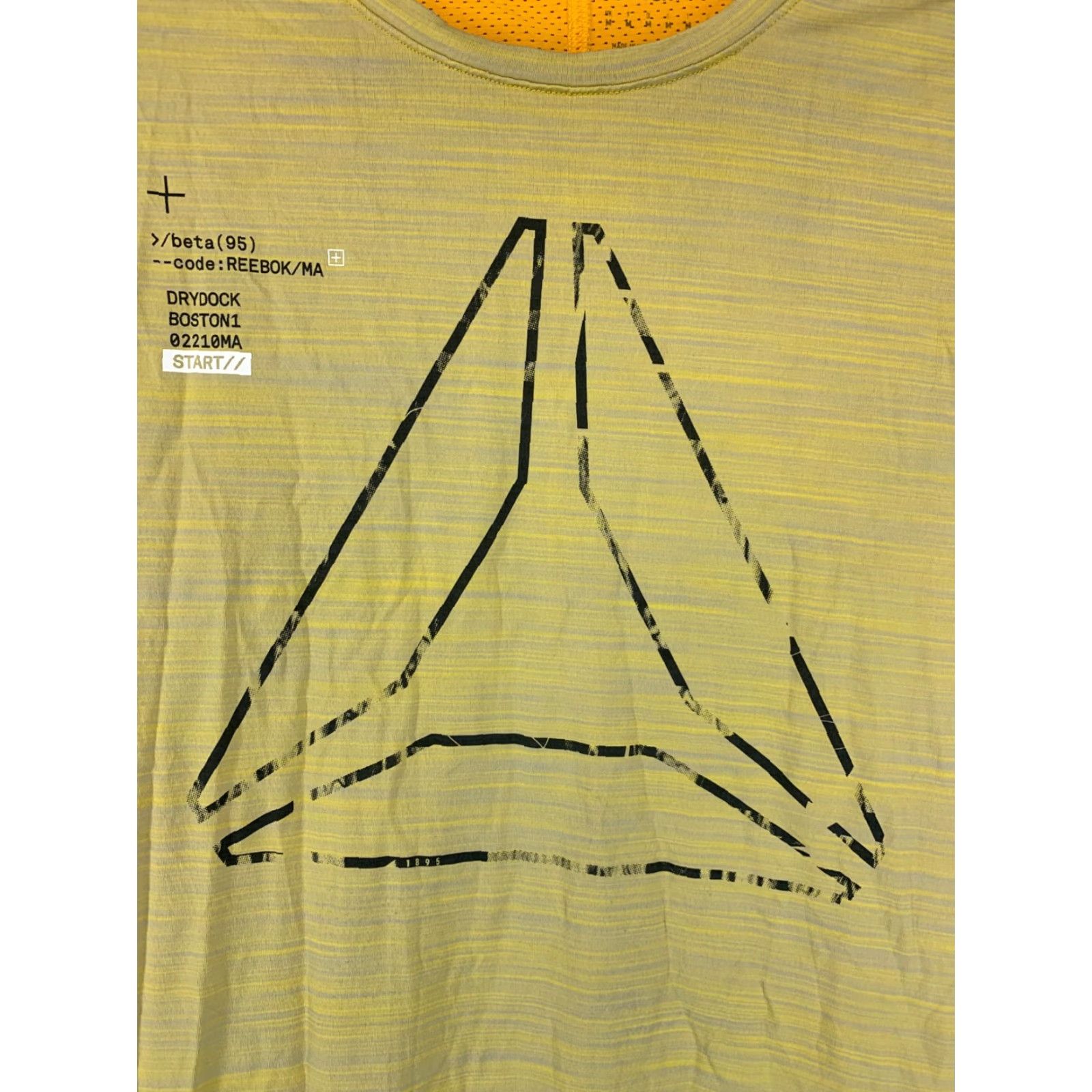 Reebok REEBOK Performance T-Shirt Mens Casual Training Shirt Jersey Size M Yellow Solid Logo 2018 Corporate Short Sleeve Men Size US M / EU 48-50 / 2 - 4 Thumbnail