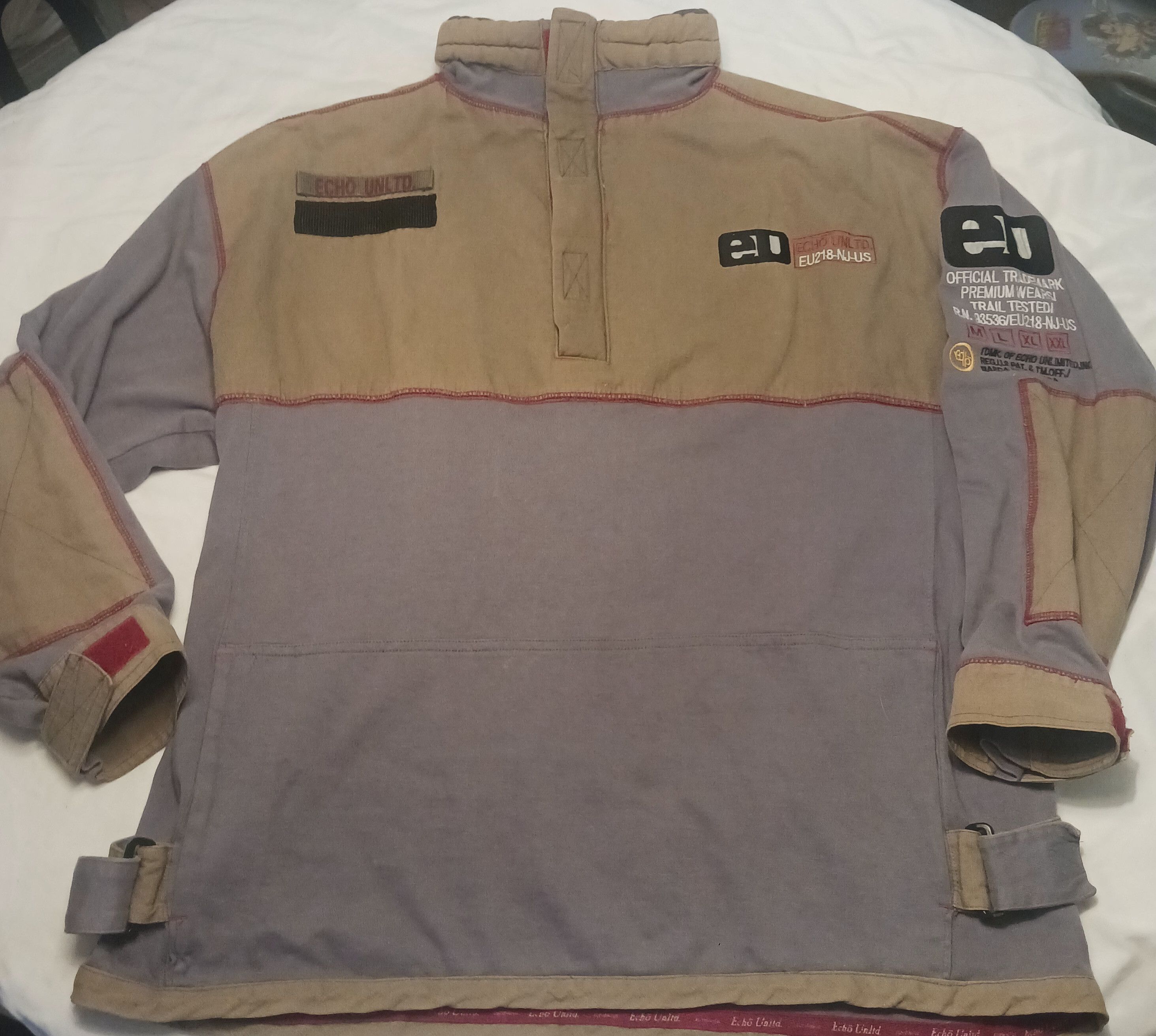 Ecko Unltd. ECHO UNLTD Oversized MILITARY KNIT SWEATER 90s Unlimited Size US M / EU 48-50 / 2 - 1 Thumbnail