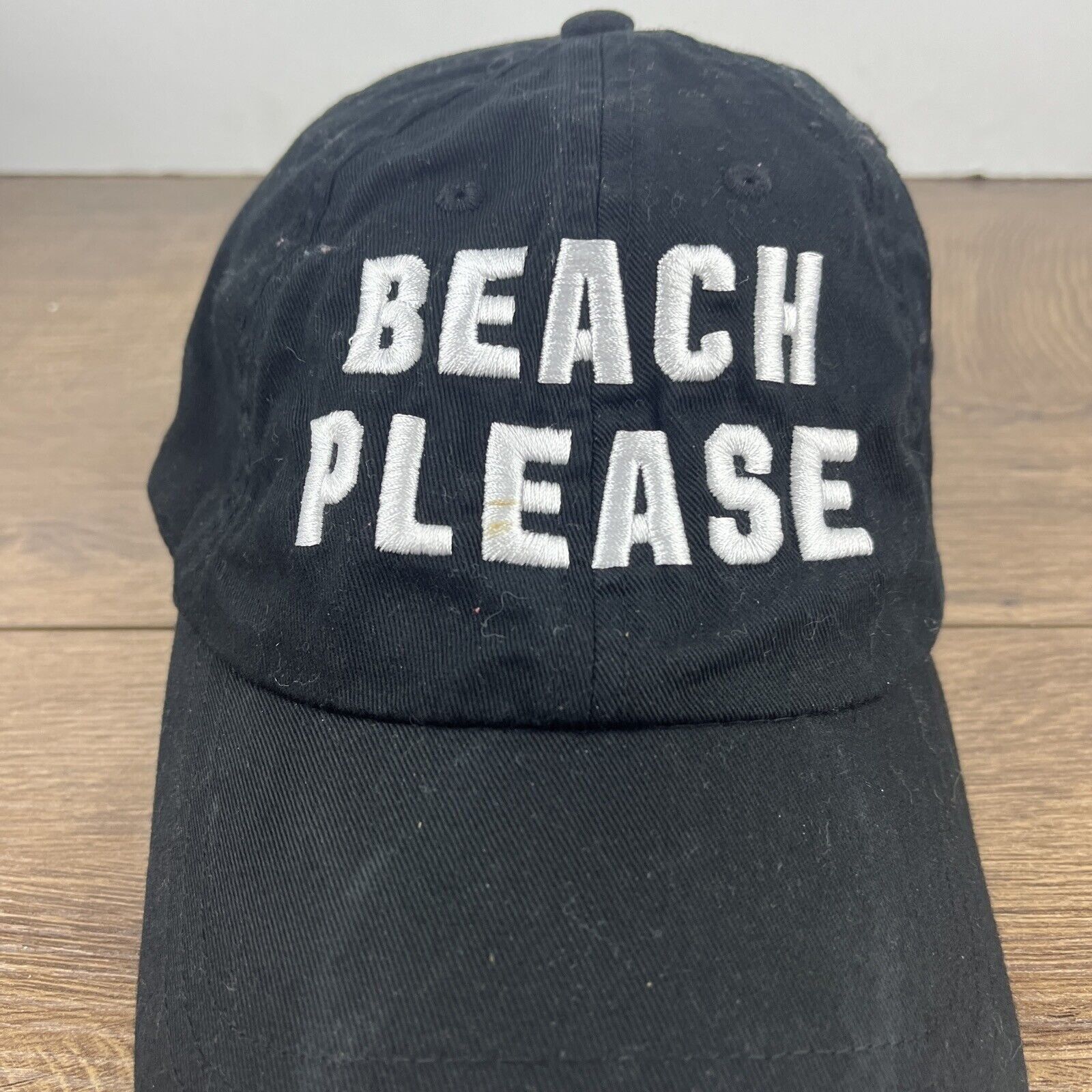 Pink Beach Please Hat Beach Black Hat PINK Adjustable Adult Size Size ONE SIZE - 6 Thumbnail