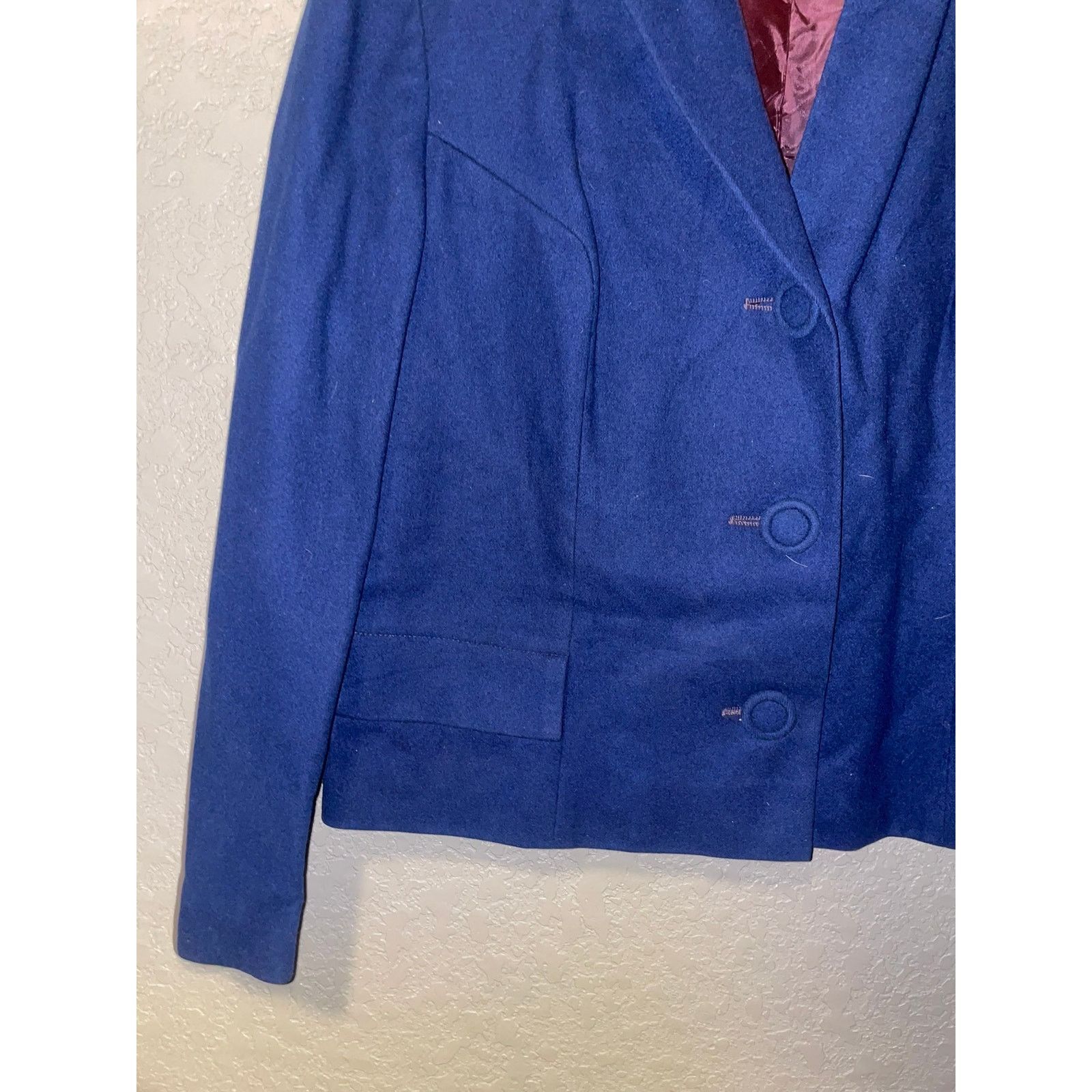 Pendleton Vintage Womens Pendleton Blue Blazer Top Jacket L large VTG Size L / US 10 / IT 46 - 4 Thumbnail