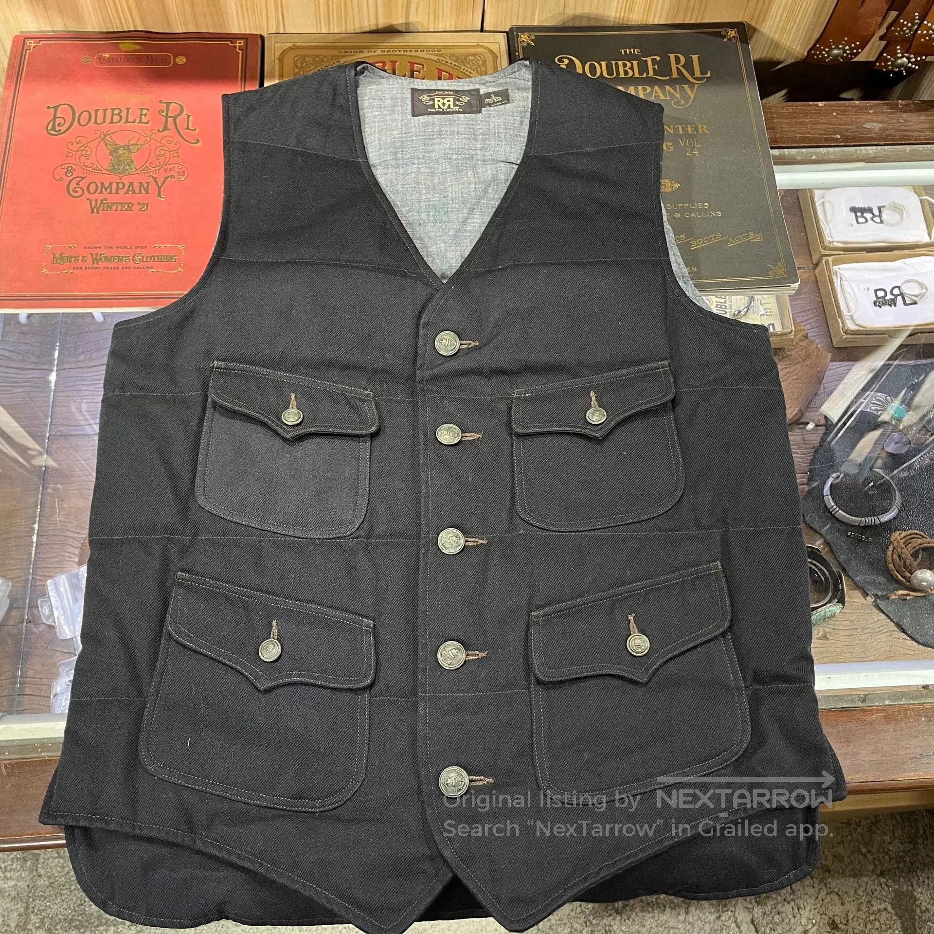 RRL Ralph Lauren vintage ralph lauren wool down vest. Size US S / EU 44-46 / 1 - 1 Thumbnail