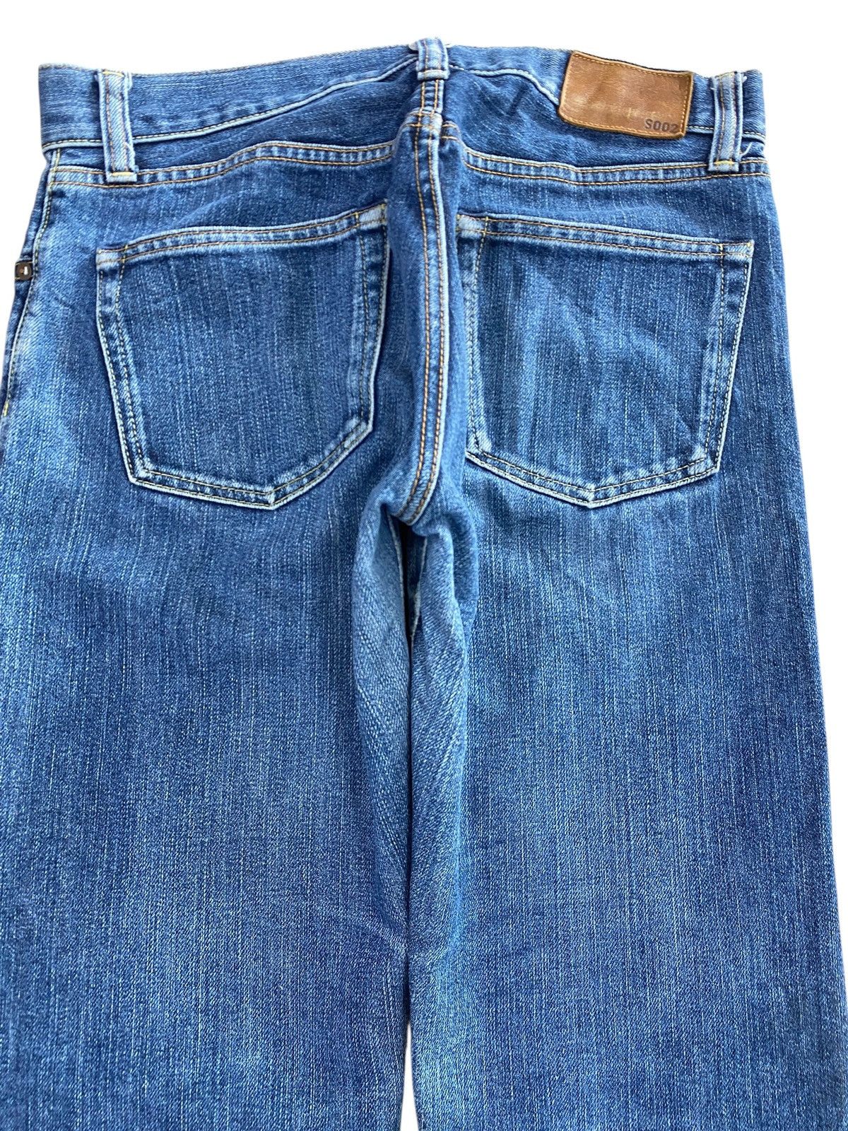 Uniqlo Uniqlo X Selvage Blue Wash Style Straight Leg Jeans Size US 31 - 4 Thumbnail