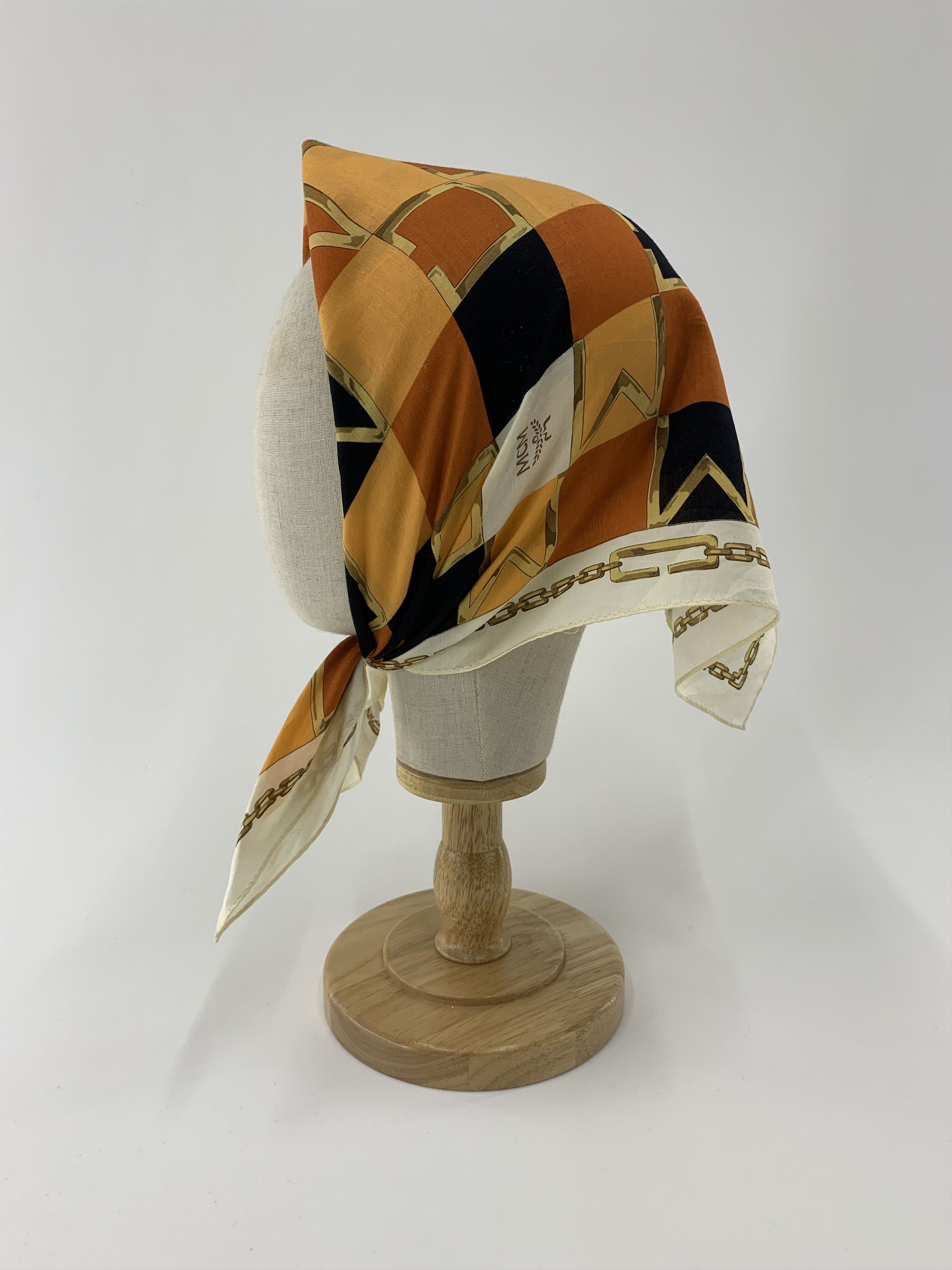 MCM MCM Handkerchief Pocket Square Scarf Bandana TC1434 Size ONE SIZE - 3 Thumbnail