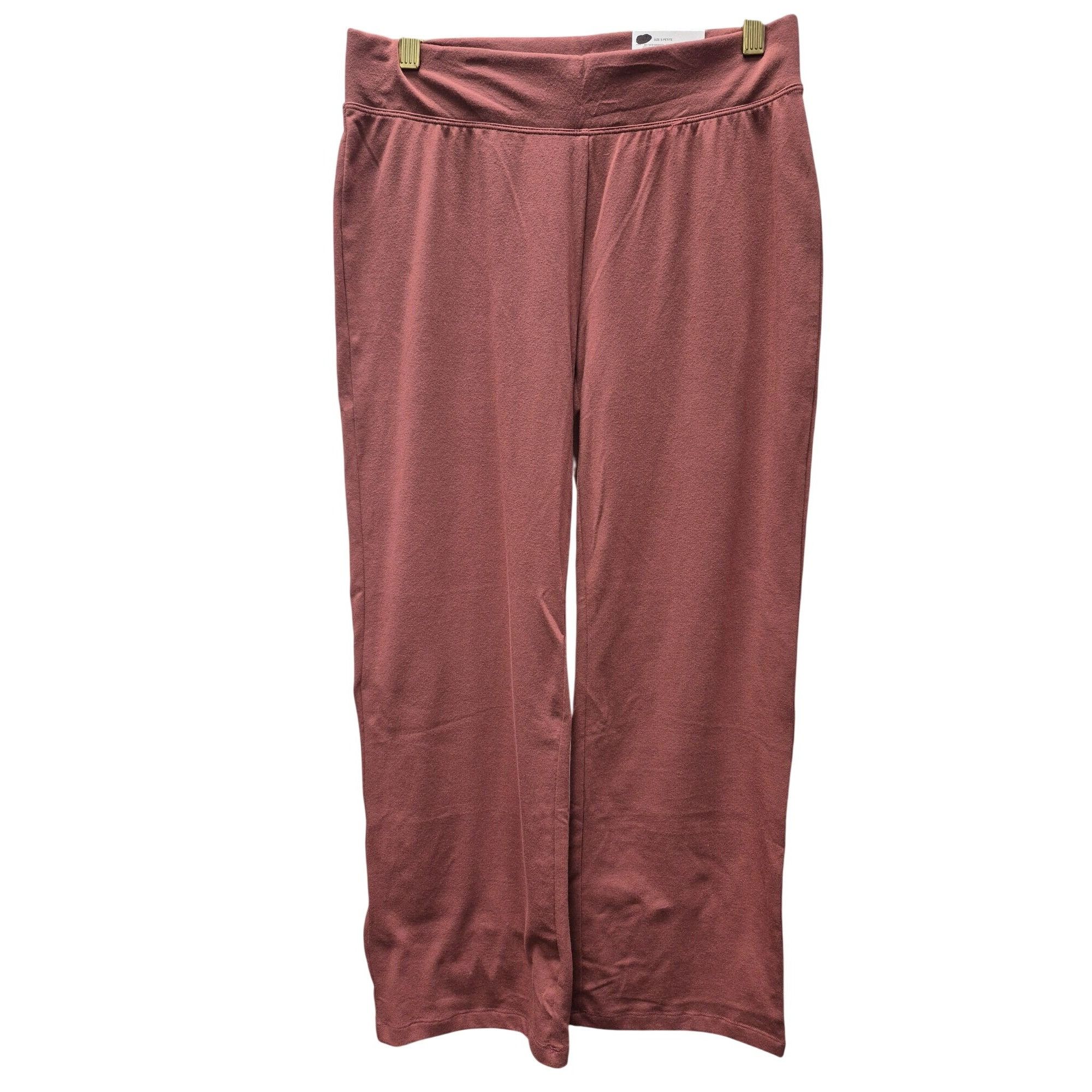Sonoma Straight Leg Maroon Petite Lounge Pants By Sonoma Size Small Size ONE SIZE - 2 Thumbnail