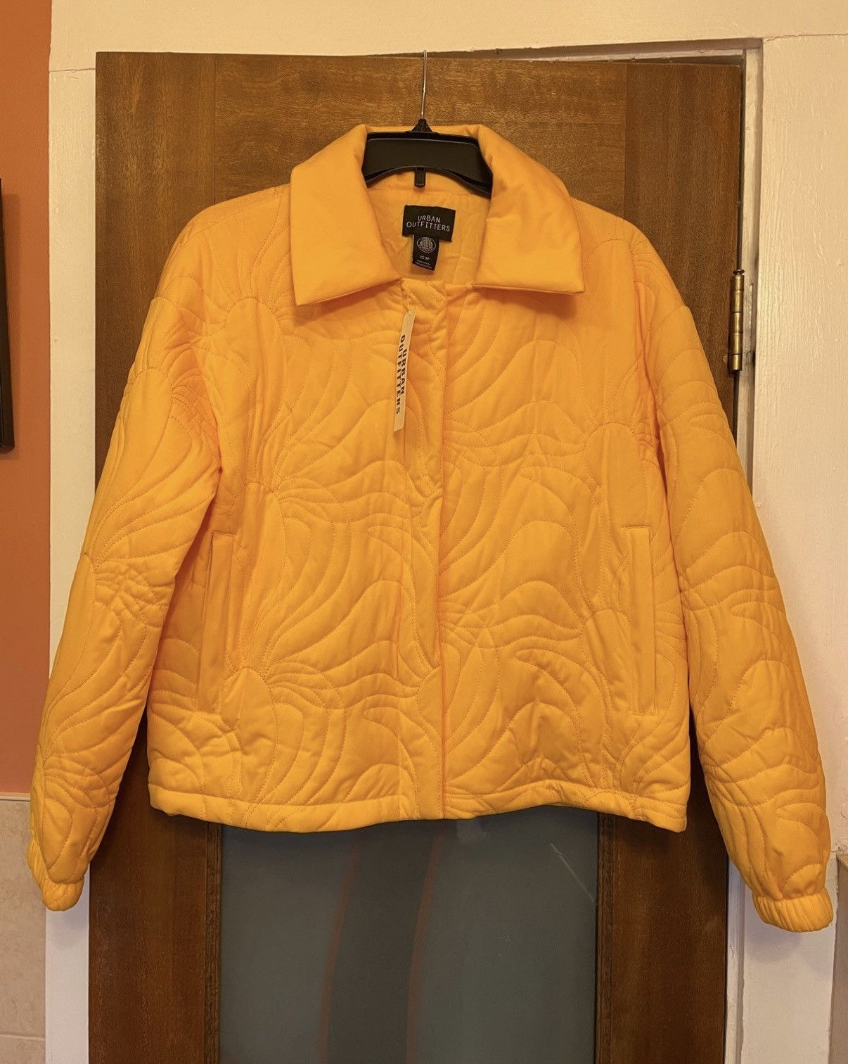 Urban Outfitters Urban Outfitters Yellow Fun Puffer Quilted Jacket NWT-SMALL Size S / US 4 / IT 40 - 3 Thumbnail