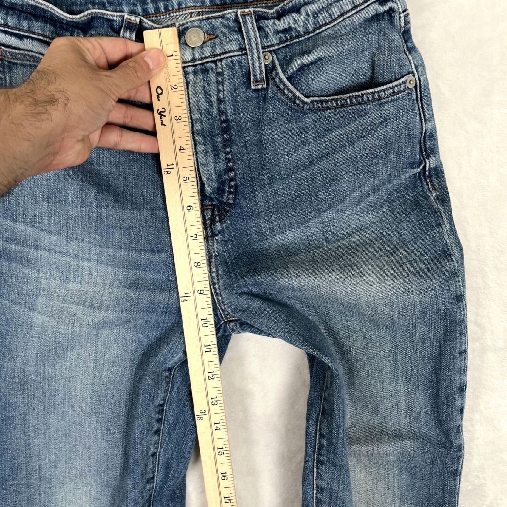 Lucky Brand Lucky Brand High Rise Crop Boot Bridgette Jeans Womens 8/29 Blue Denim Shirt? Size 30" / US 8 / IT 44 - 3 Thumbnail