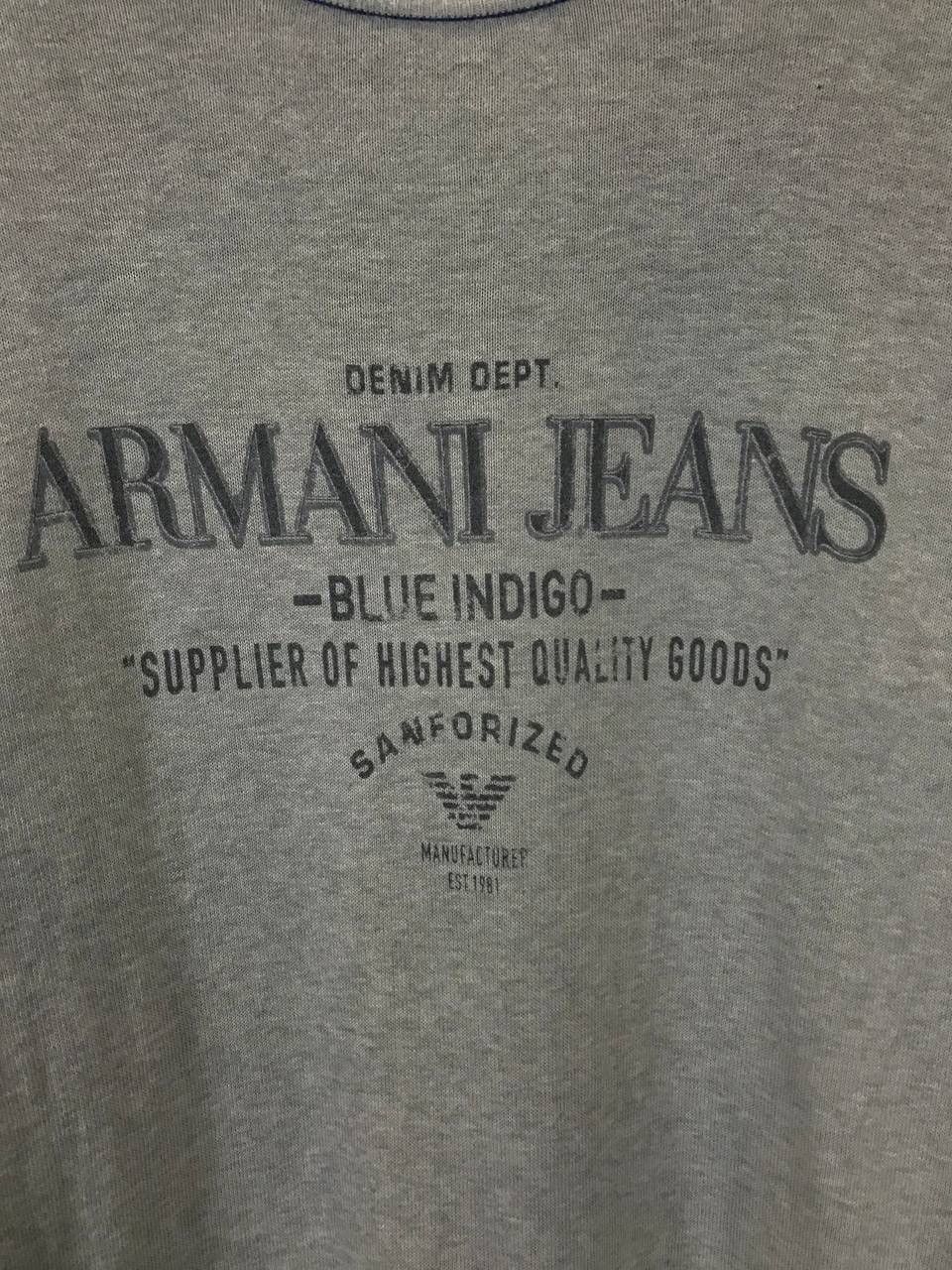 Armani Armani Jeans designer big logo sweatshirt Size US XL / EU 56 / 4 - 3 Thumbnail