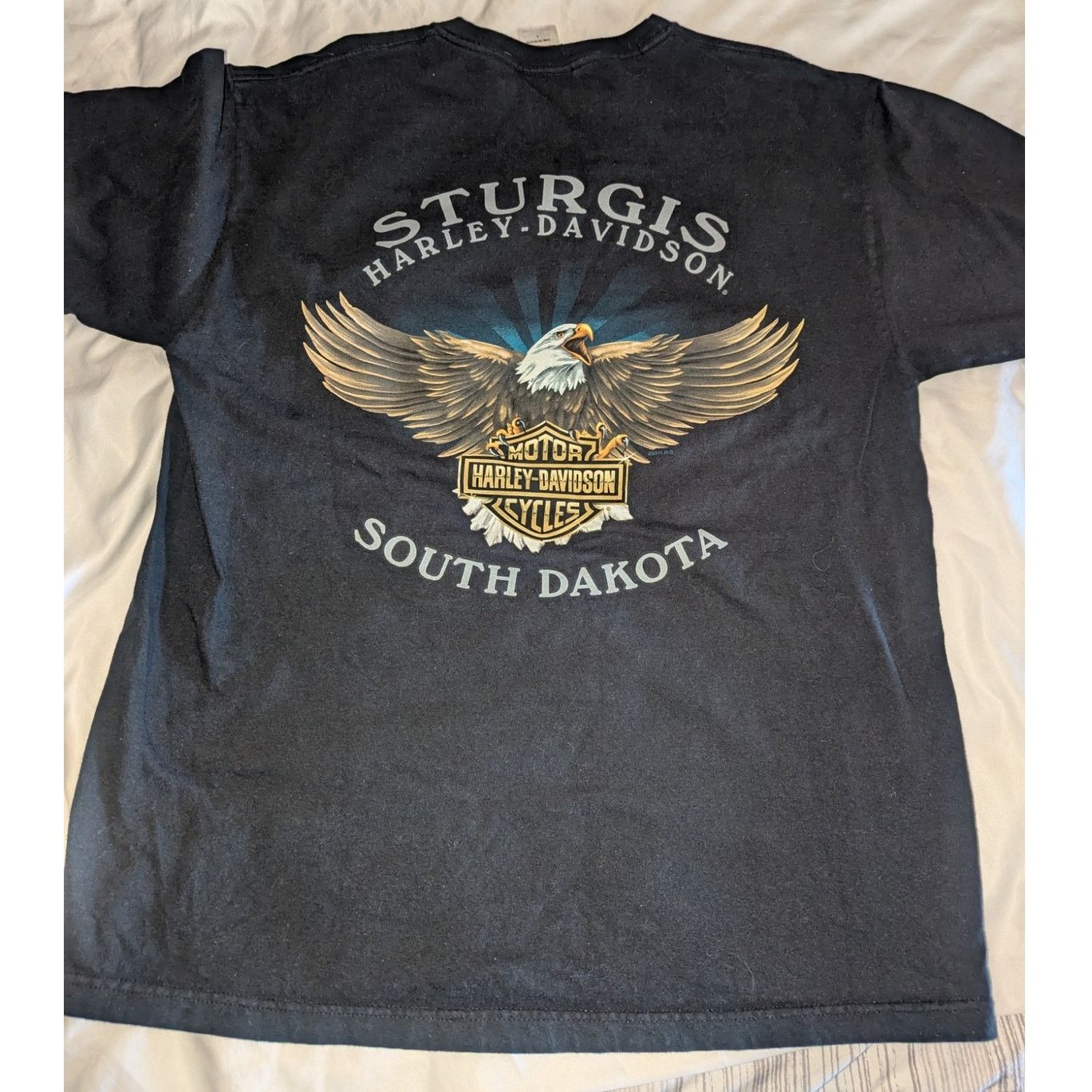 Harley Davidson 2011 Harley-Davidson Sturgis South Dakota T-Shirt Large USA Size US L / EU 52-54 / 3 - 1 Thumbnail