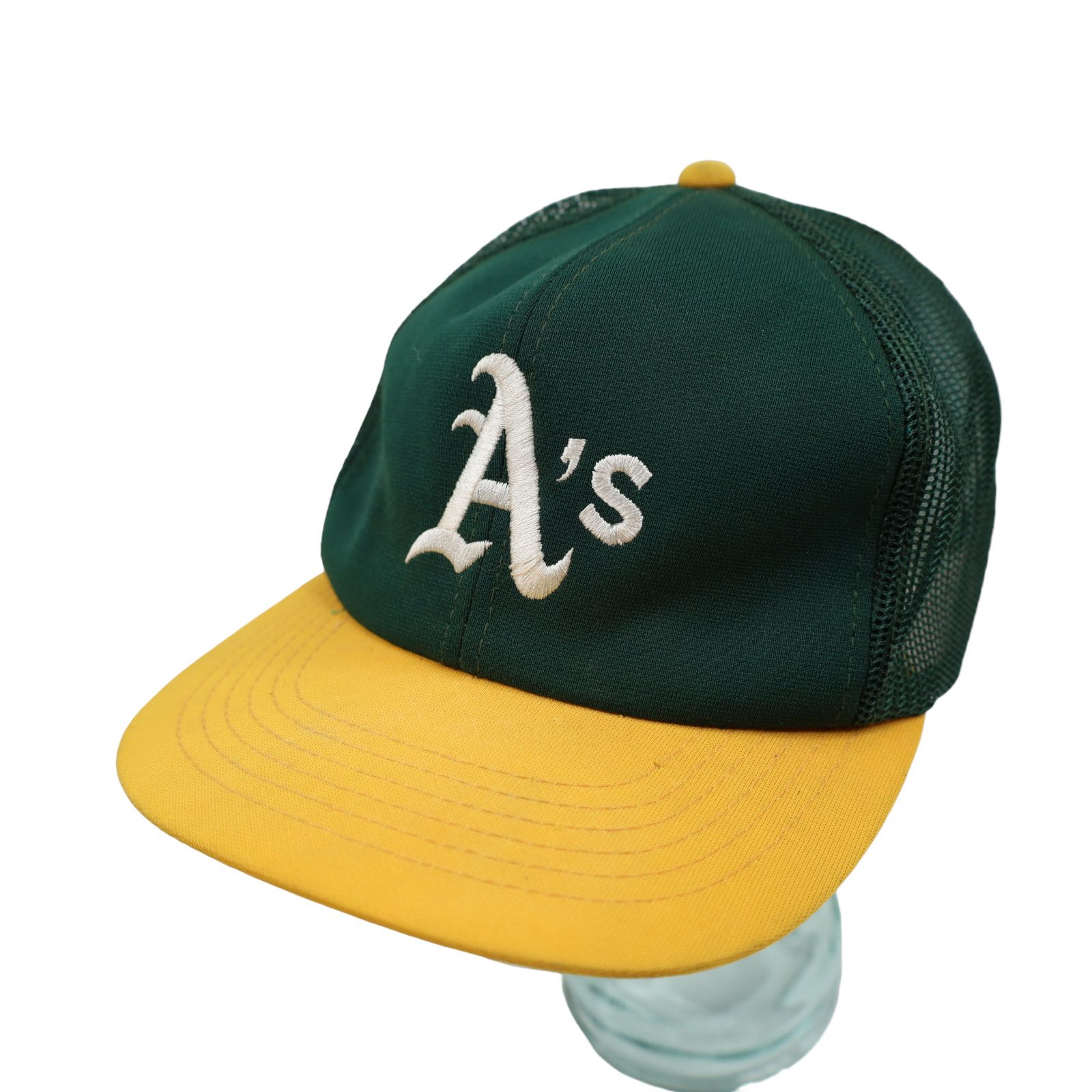 MLB × Sports Specialties × Vintage Vintage 90s Sport Specialties Oakland Athletics Trucker Hat Size ONE SIZE - 1 Thumbnail