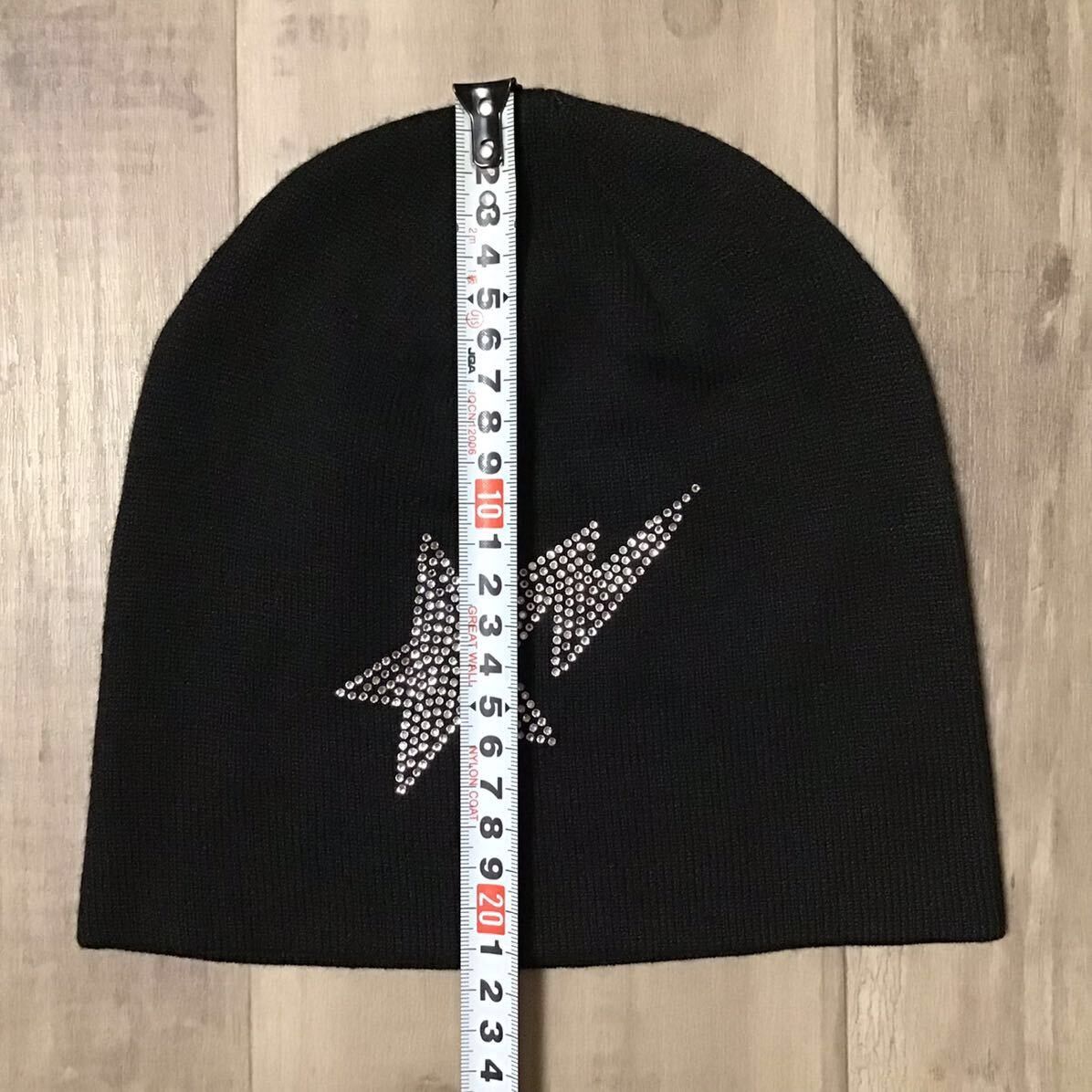 Bape Crystal Stone BAPE STA LOGO beanie knit cap APE STAR Size ONE SIZE - 5 Thumbnail