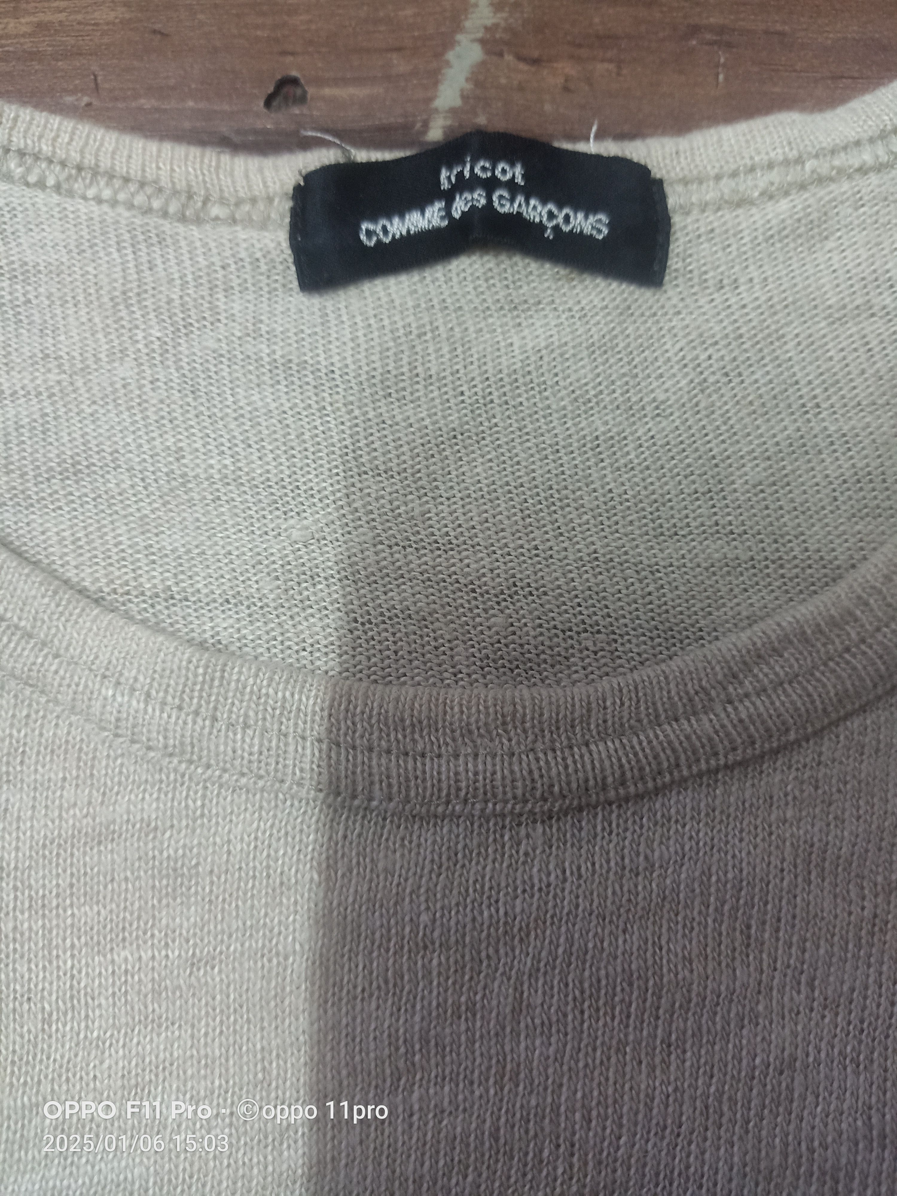 Comme des Garcons × Comme des Garcons Homme Plus × Japanese Brand Comme Des Garcons Tricot Shirt Size M / US 6-8 / IT 42-44 - 4 Thumbnail