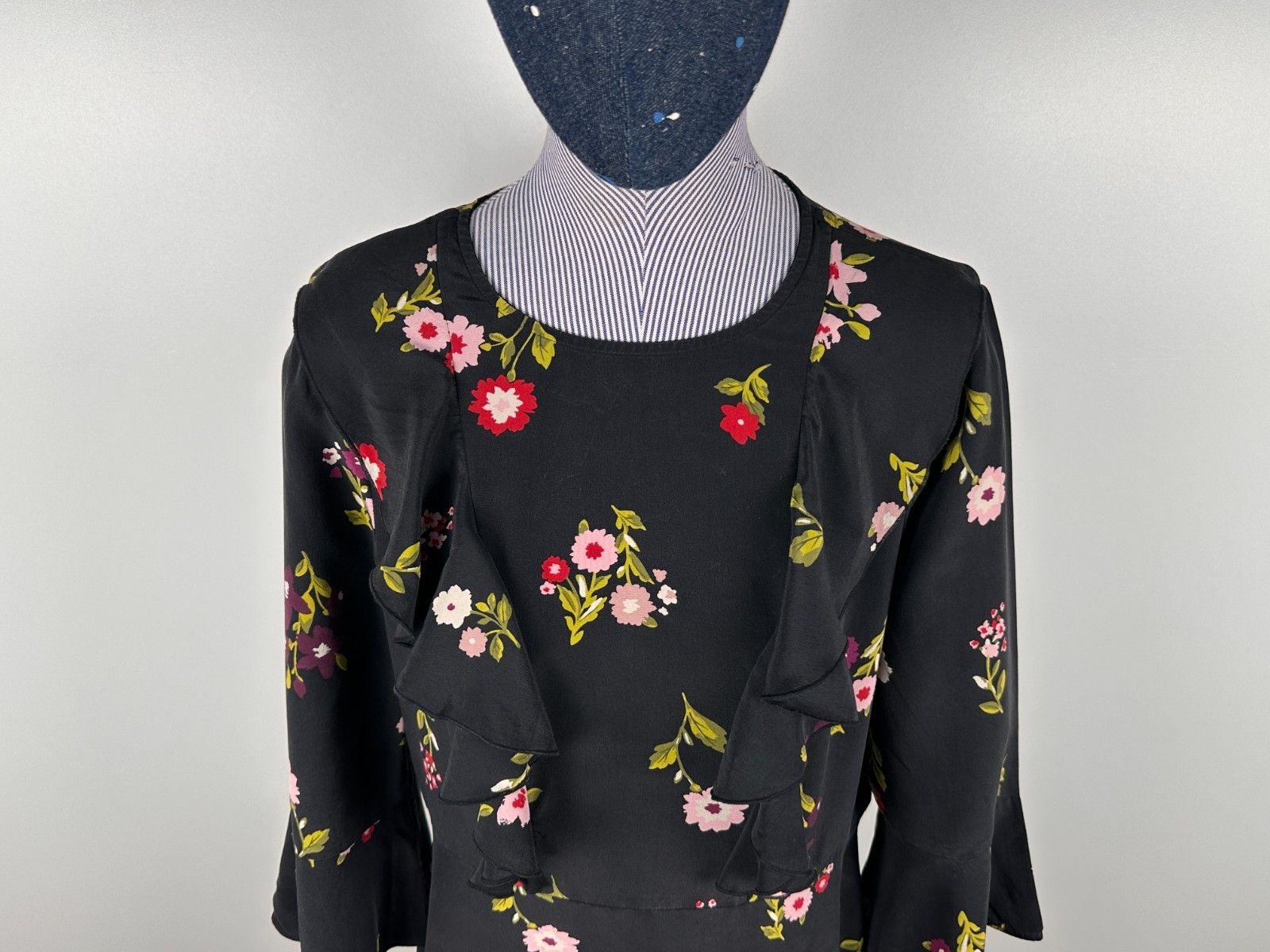 Kate Spade Kate Spade In Bloom Floral Flower Silk Chiffon Dress 8 Size M / US 6-8 / IT 42-44 - 2 Thumbnail