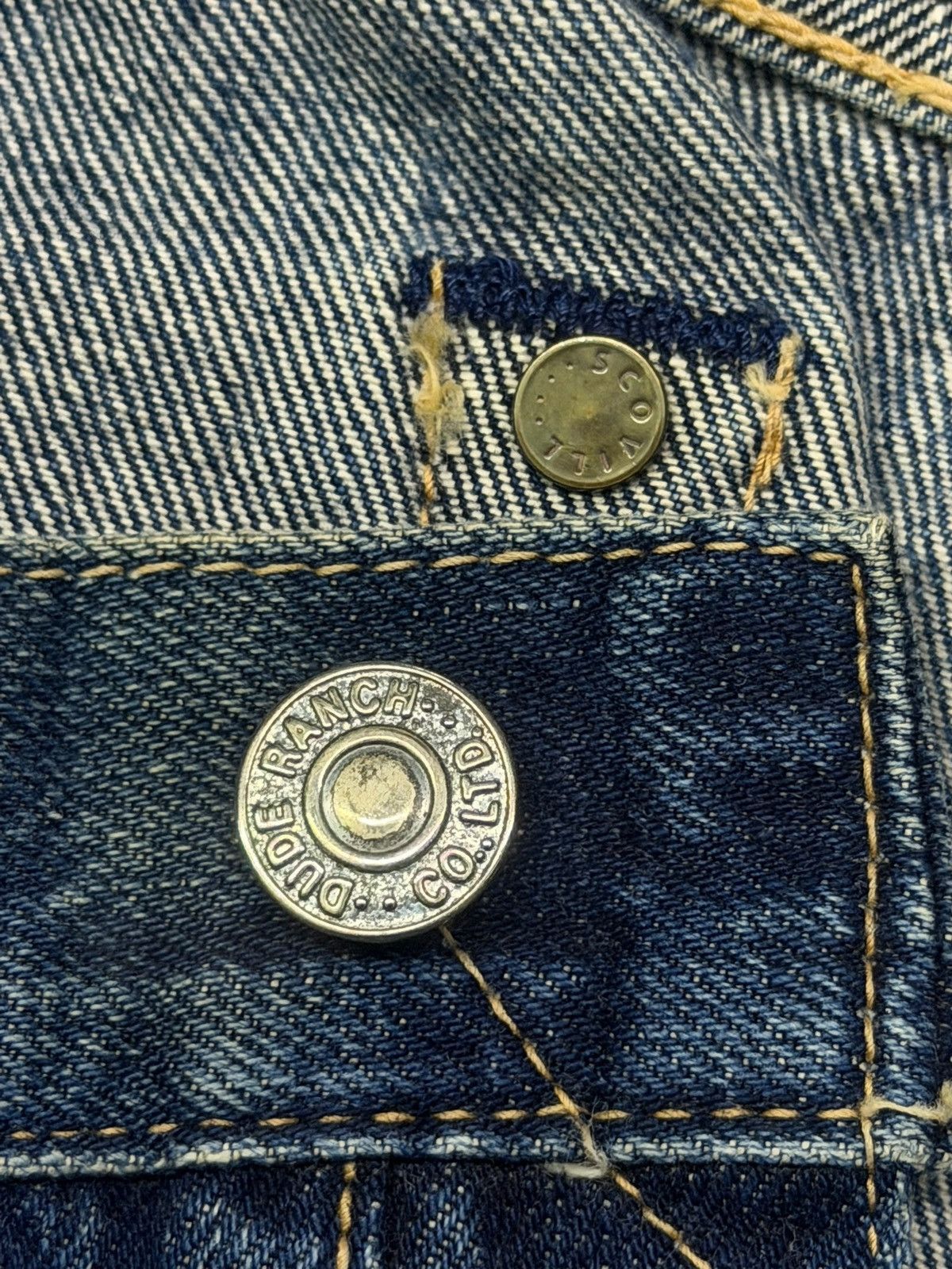 Sugar Cane Vintage Dude Ranch S01-XX Selvedge Denim Jeans Japan | W31 Size US 31 - 13 Thumbnail