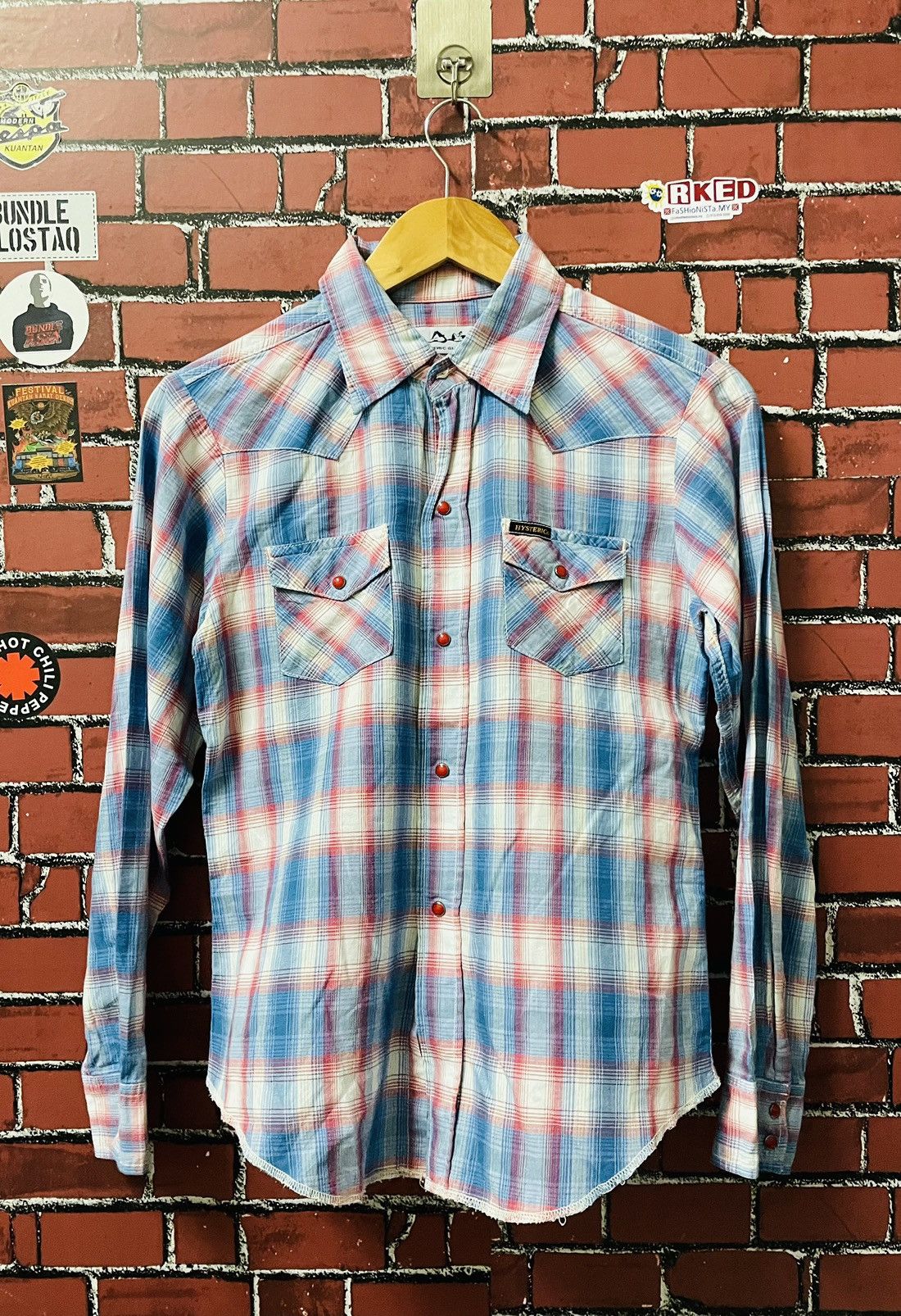 Designer × Hysteric Glamour × Japanese Brand FLANNEL X HYSTERIC GLAMOUR Size US M / EU 48-50 / 2 - 1 Thumbnail