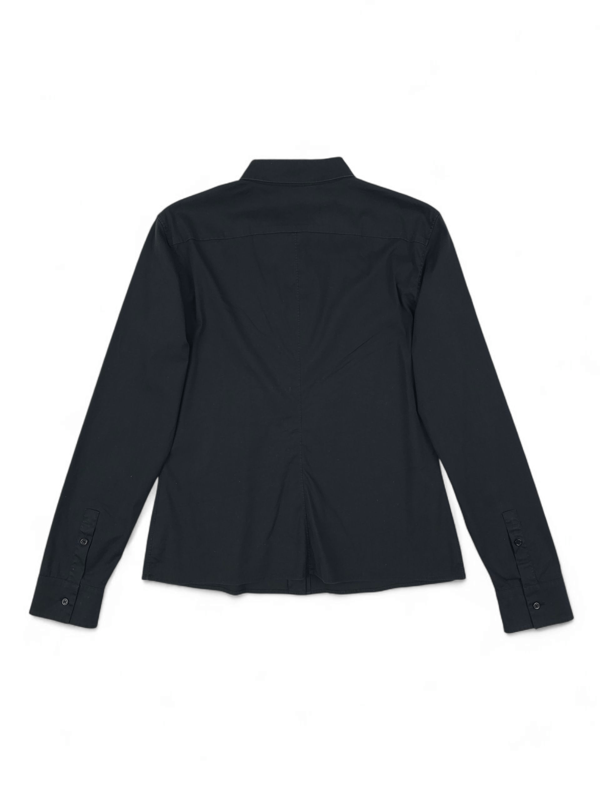 Designer 💎 Jil Sander Classic Black Button Up Shirt Elegant Casual Size M / US 6-8 / IT 42-44 - 4 Thumbnail