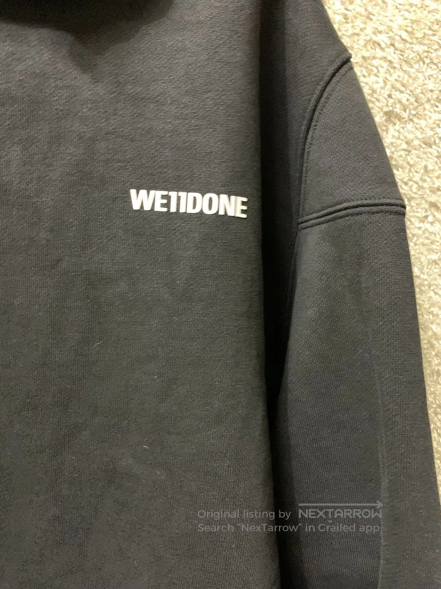 WE11DONE Welldone Men's L Size Hoodie. Size US L / EU 52-54 / 3 - 3 Thumbnail