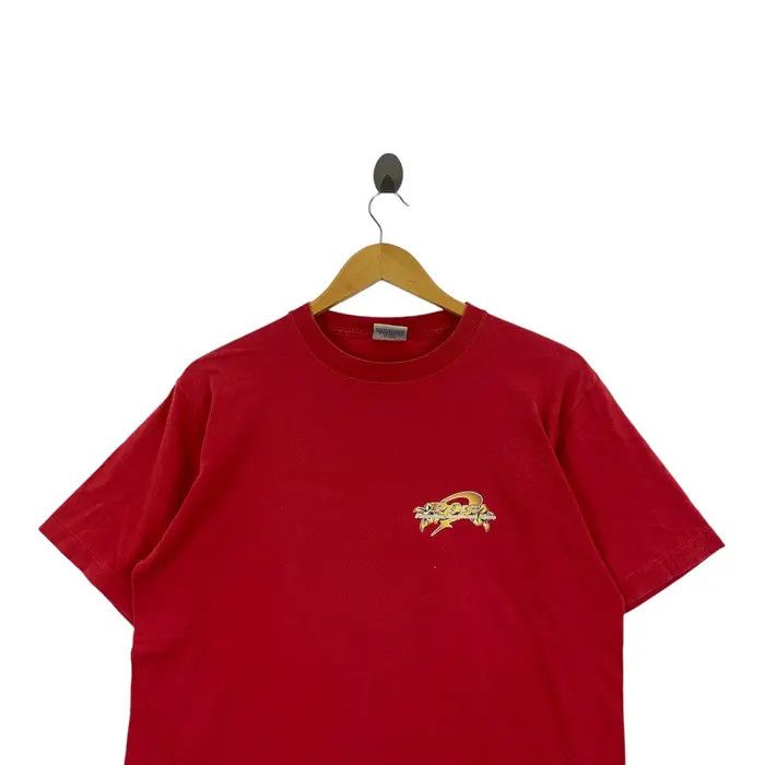 Vintage Vintage PIKO HAWAIIAN LONGBOARD Red Tee Shirt Size US M / EU 48-50 / 2 - 2 Thumbnail