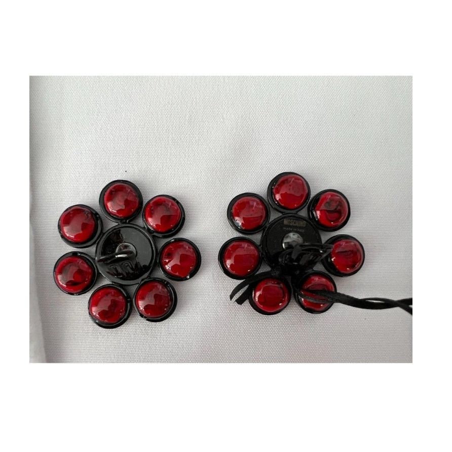 Moschino SS20 Moschino Couture Jeremy Scott Flower Clip On Earrings Size ONE SIZE - 4 Thumbnail
